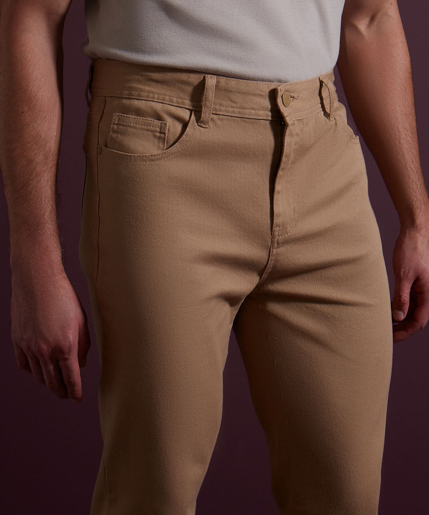 Pantalón Cedro Natural arena para hombre, vista 3