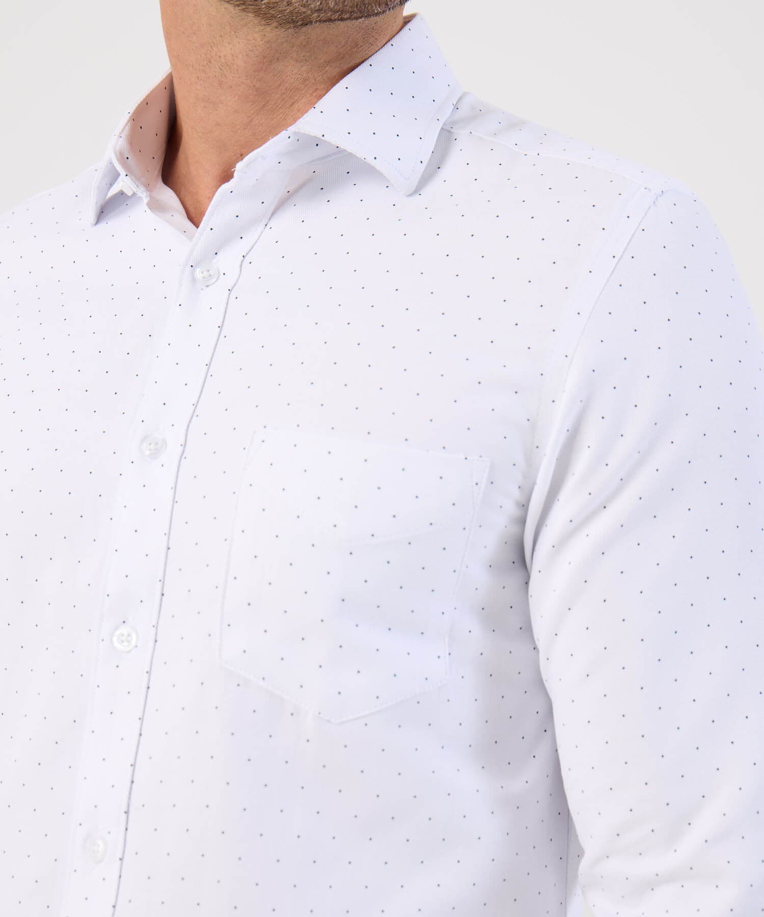 Camisa Sierra Ligero blanco para hombre, vista 3