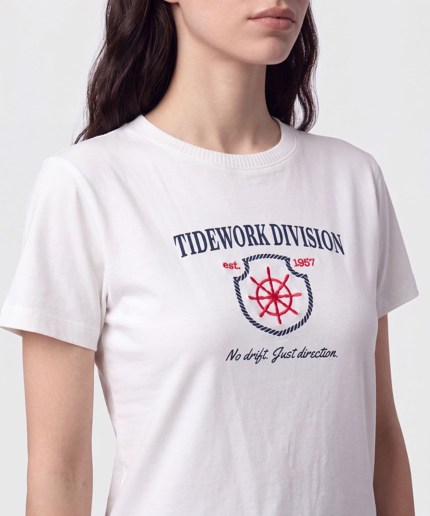 Camiseta Amalia de Ciudad blanco para mujer, vista 3