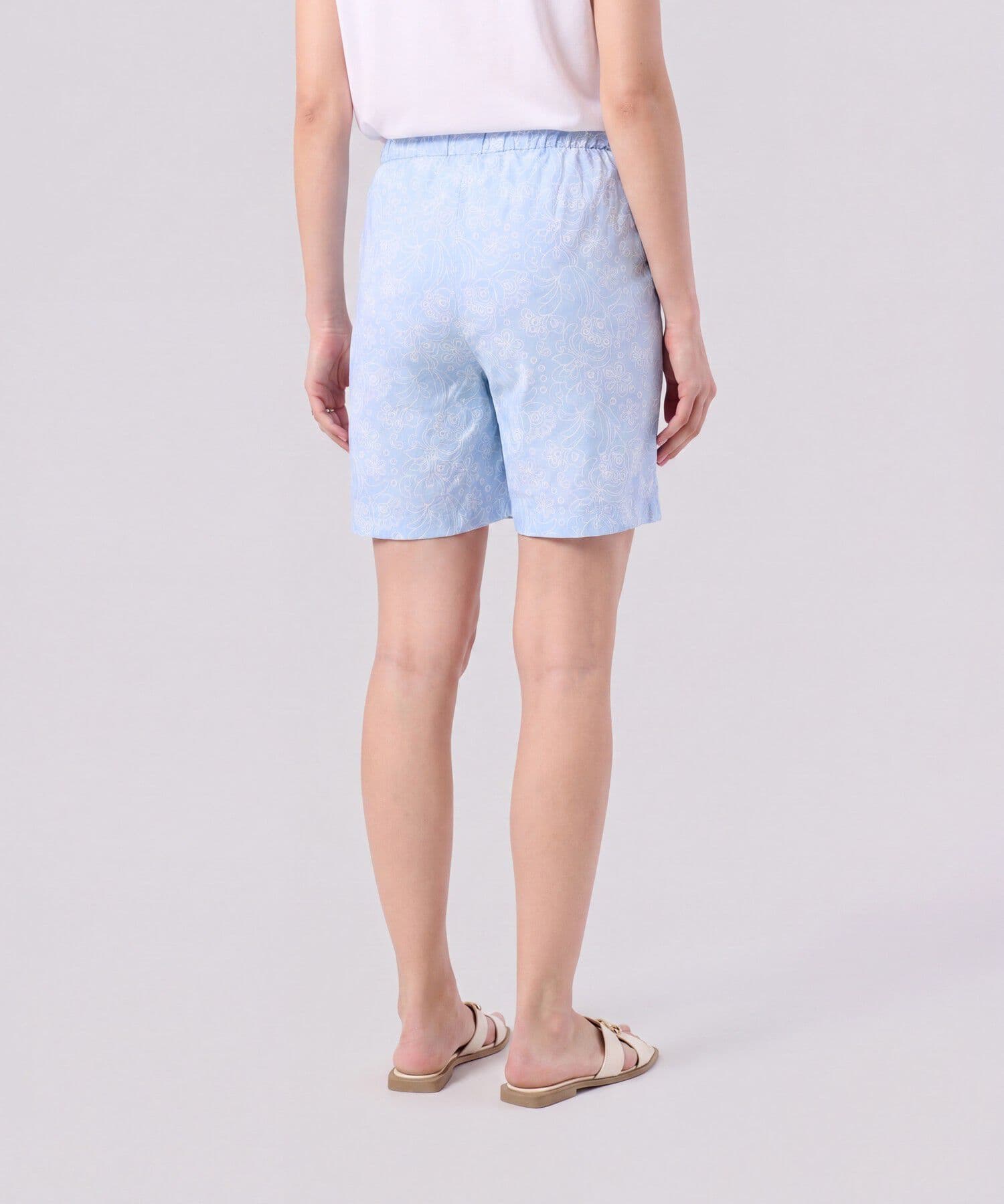 Bermuda Valentina Ligero azul marino para mujer, vista 5