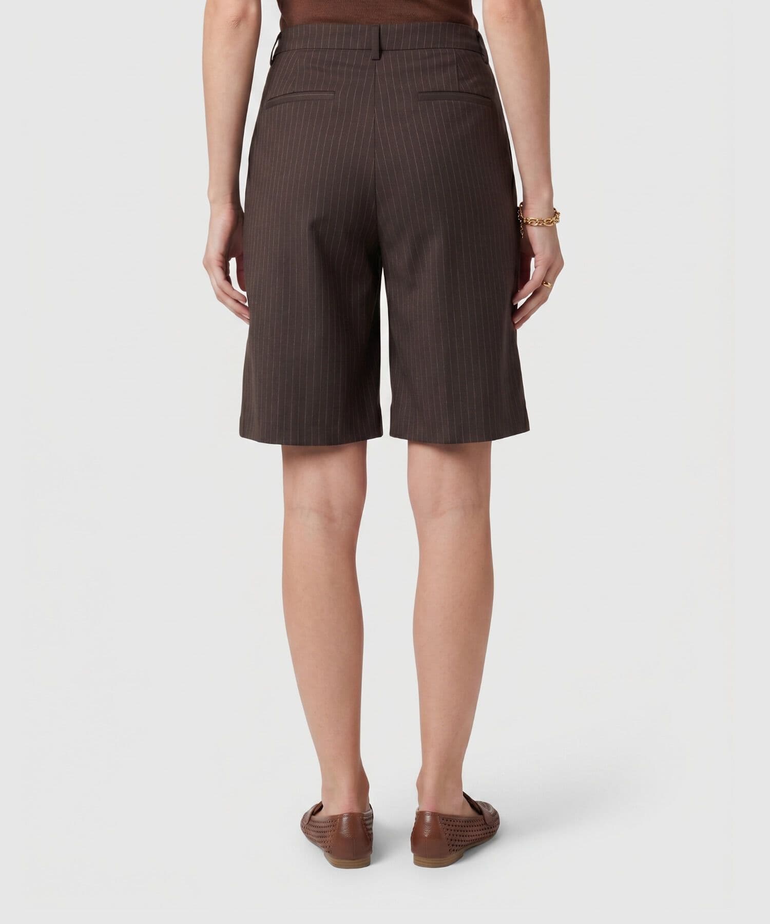 Bermuda Valentina Suave café para mujer, vista 4