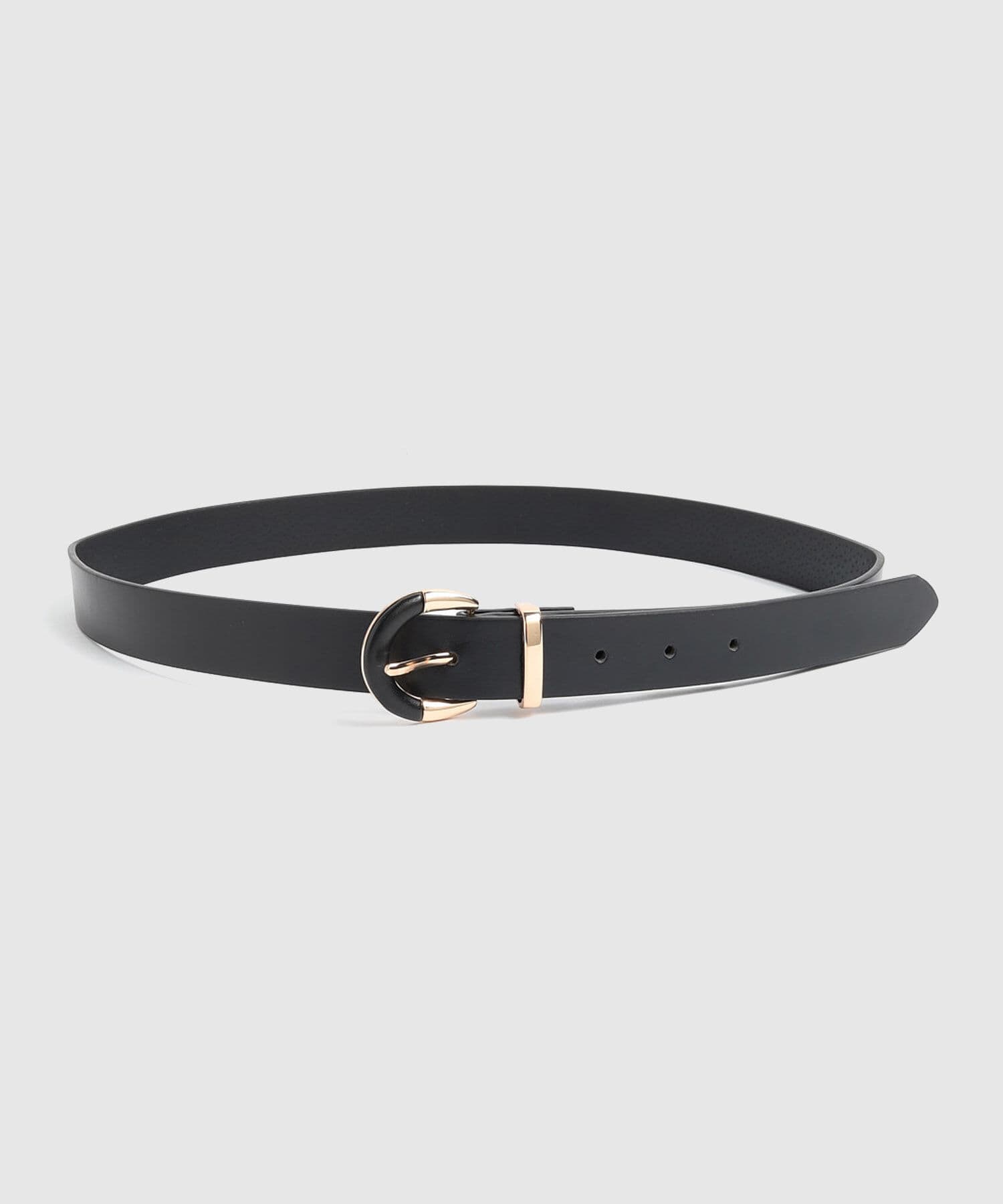 Cinturón Aura Edición Lino negro para mujer, vista principal