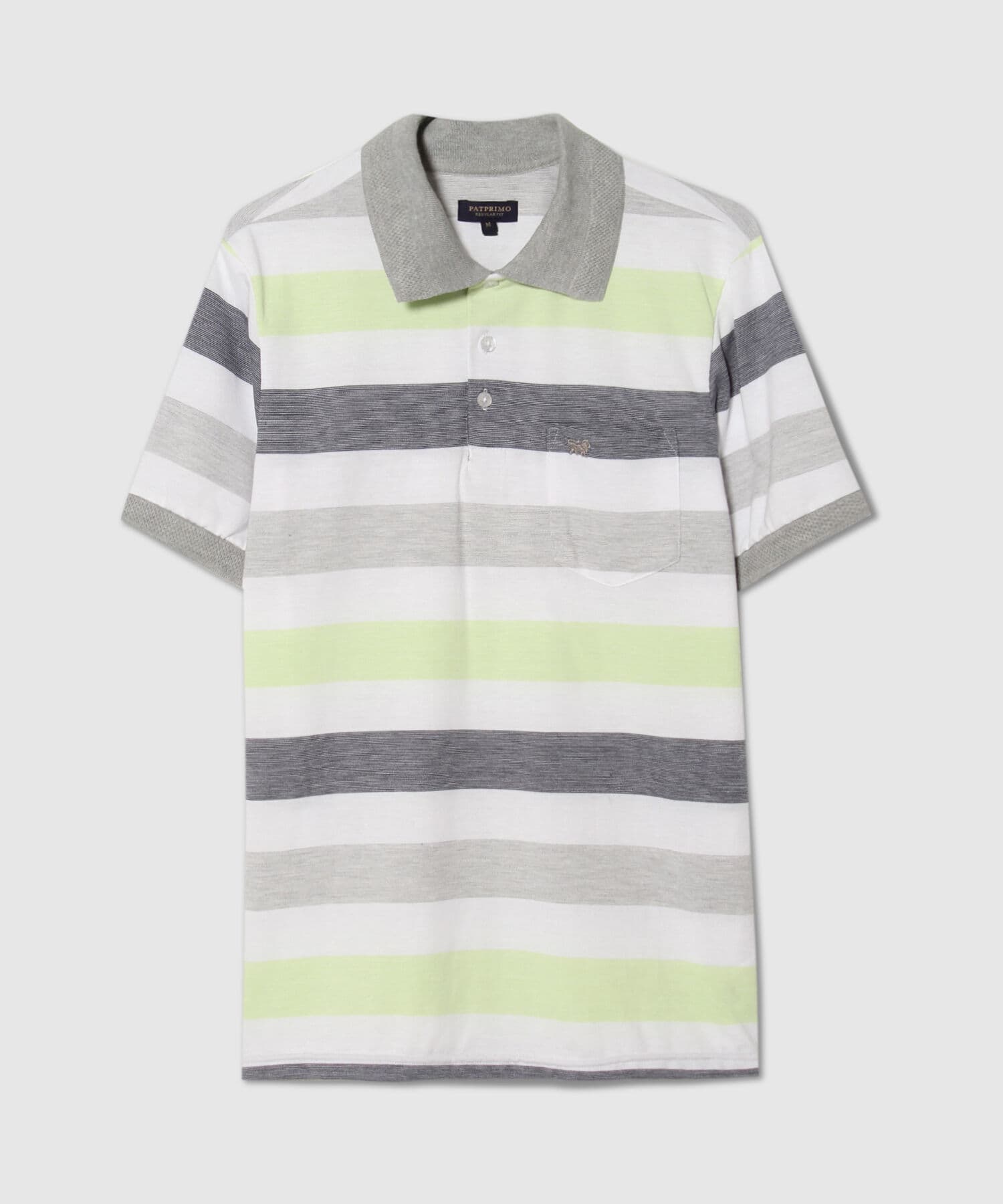 Polo Aura de Noche gris humo para hombre, vista principal