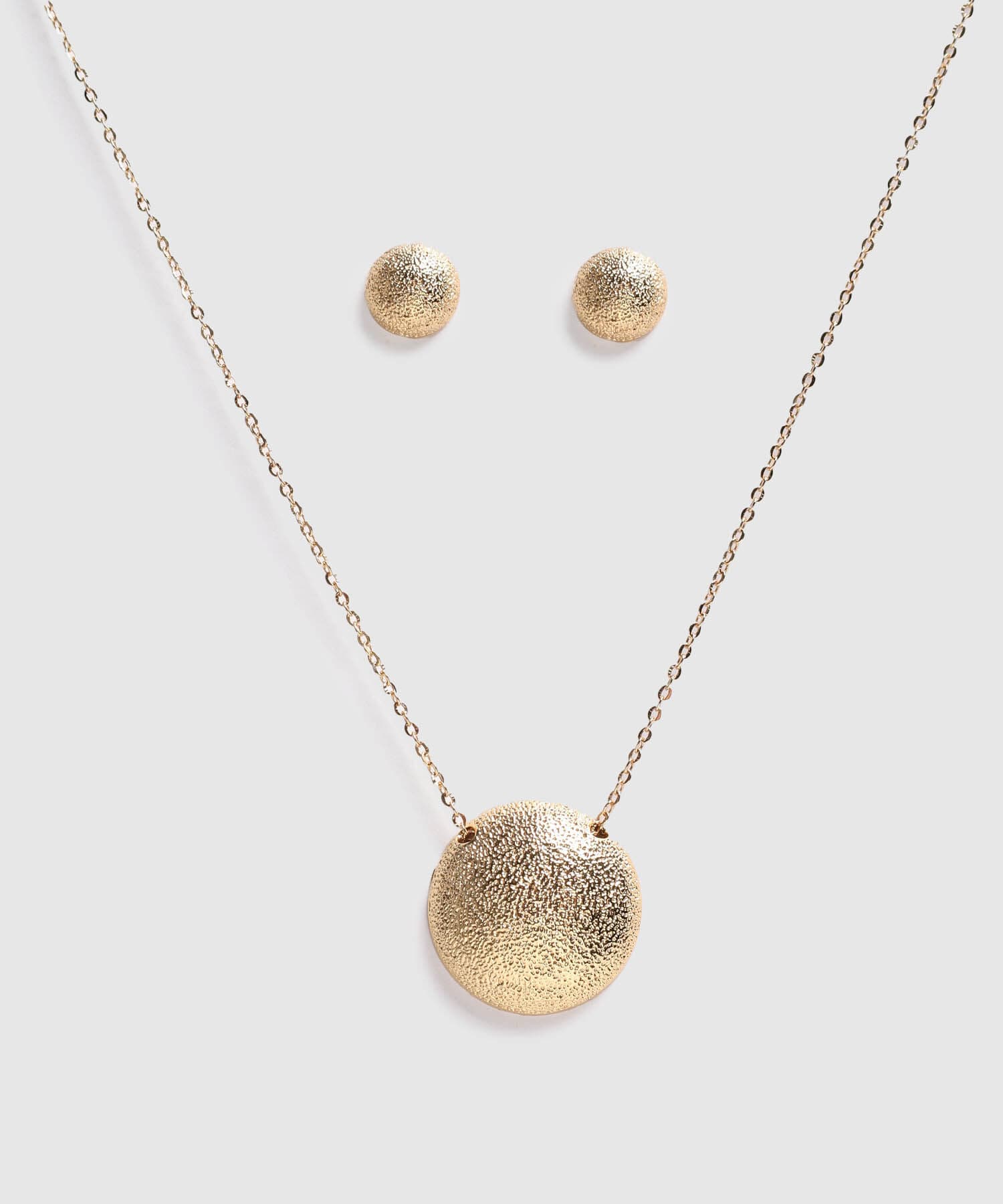 Aretes Coral Relajado dorado para mujer, vista principal