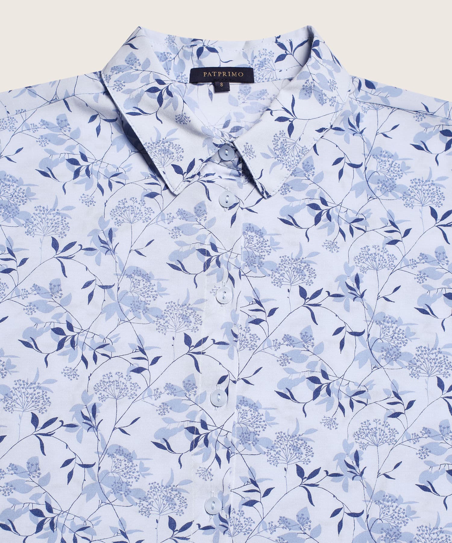 Blusa Julieta Relajado azul marino para mujer, vista 2