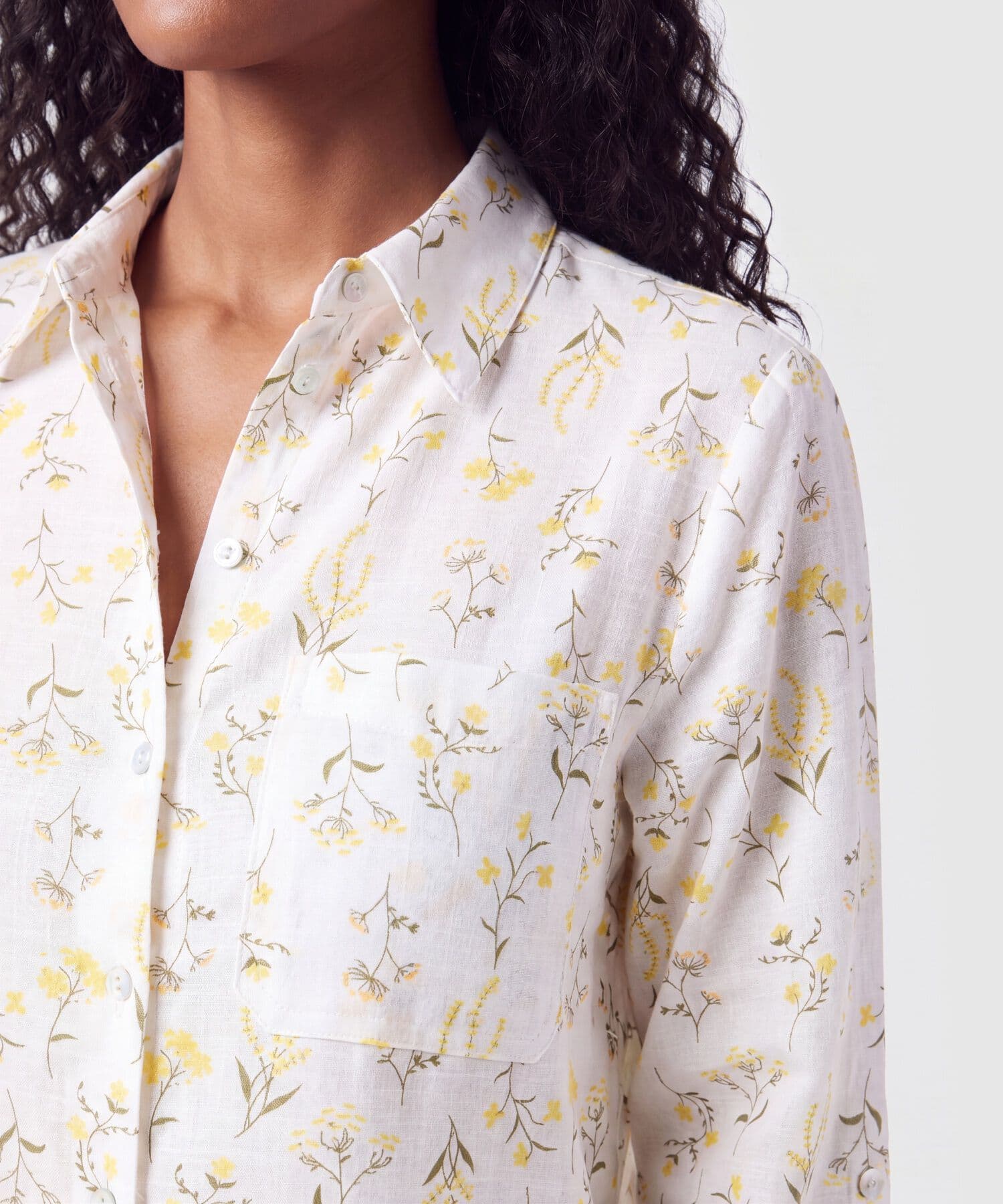 Camisa Jacaranda Sastre blanco para mujer, vista 3