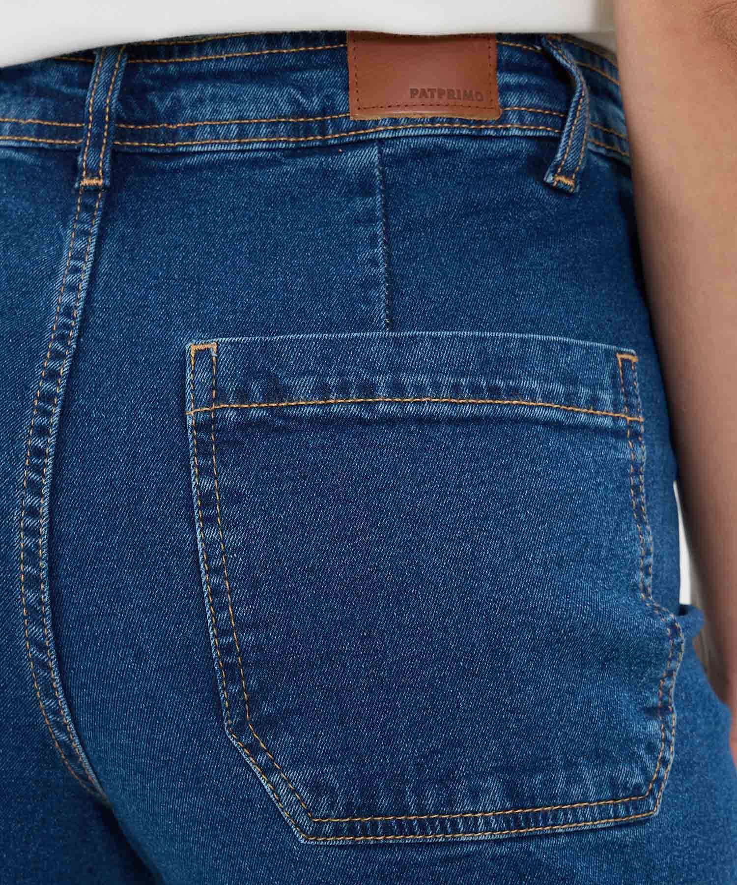 Jean Horizonte Edición Lino azul marino para mujer, vista 5
