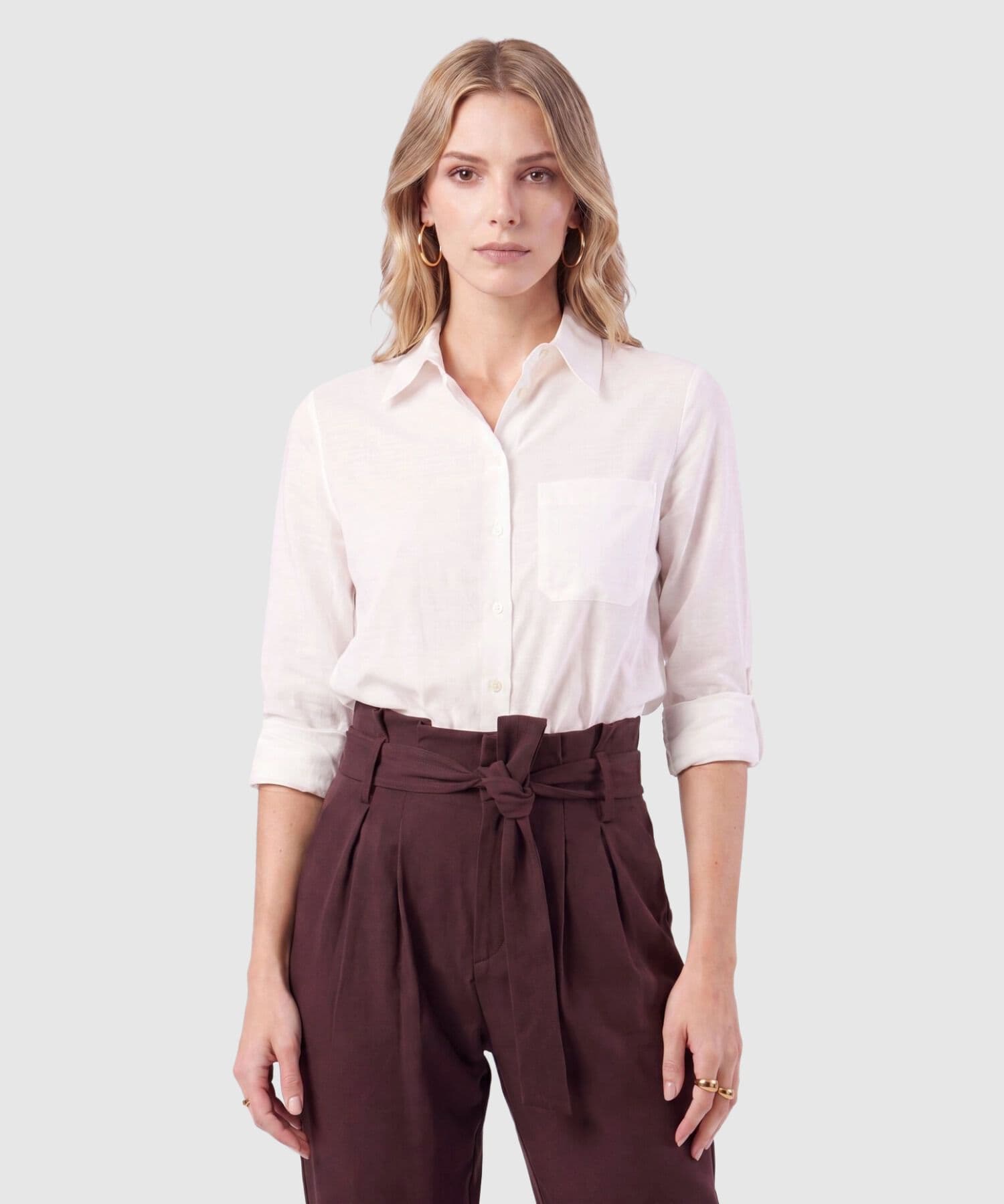Camisa Niebla de Día blanco para mujer, vista principal
