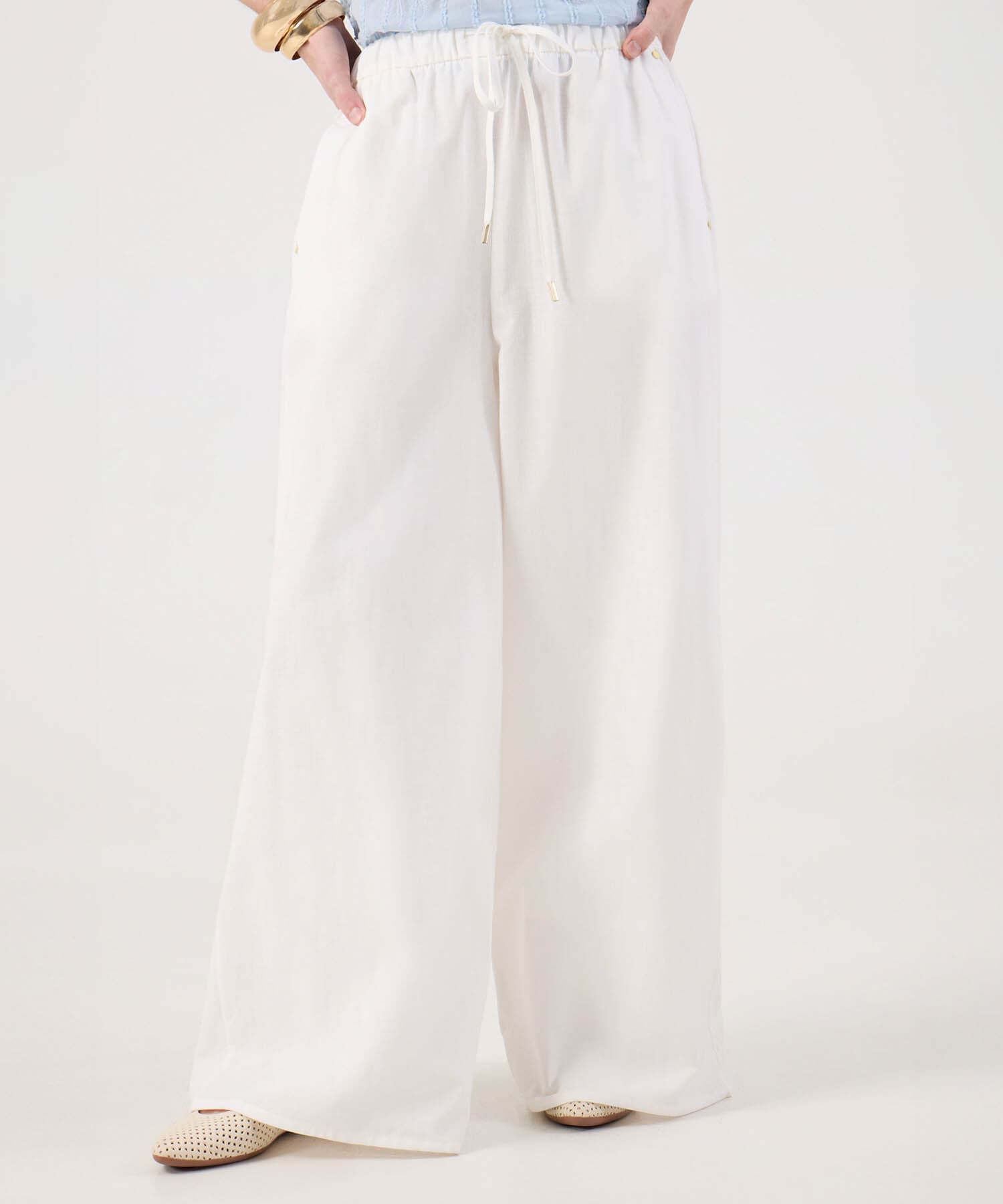 Pantalón Aura de Noche blanco para mujer, vista principal