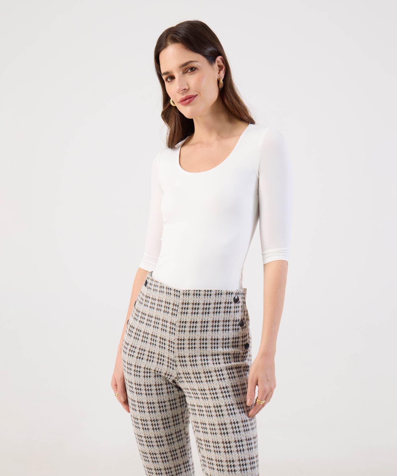 Camiseta Bahía Sastre blanco para mujer, vista principal