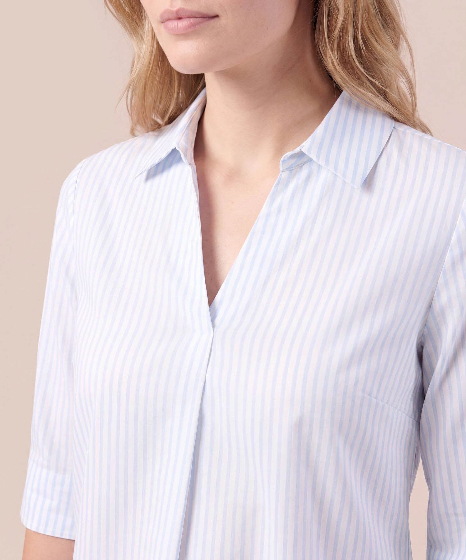Blusa Carmín Esencial blanco para mujer, vista 3