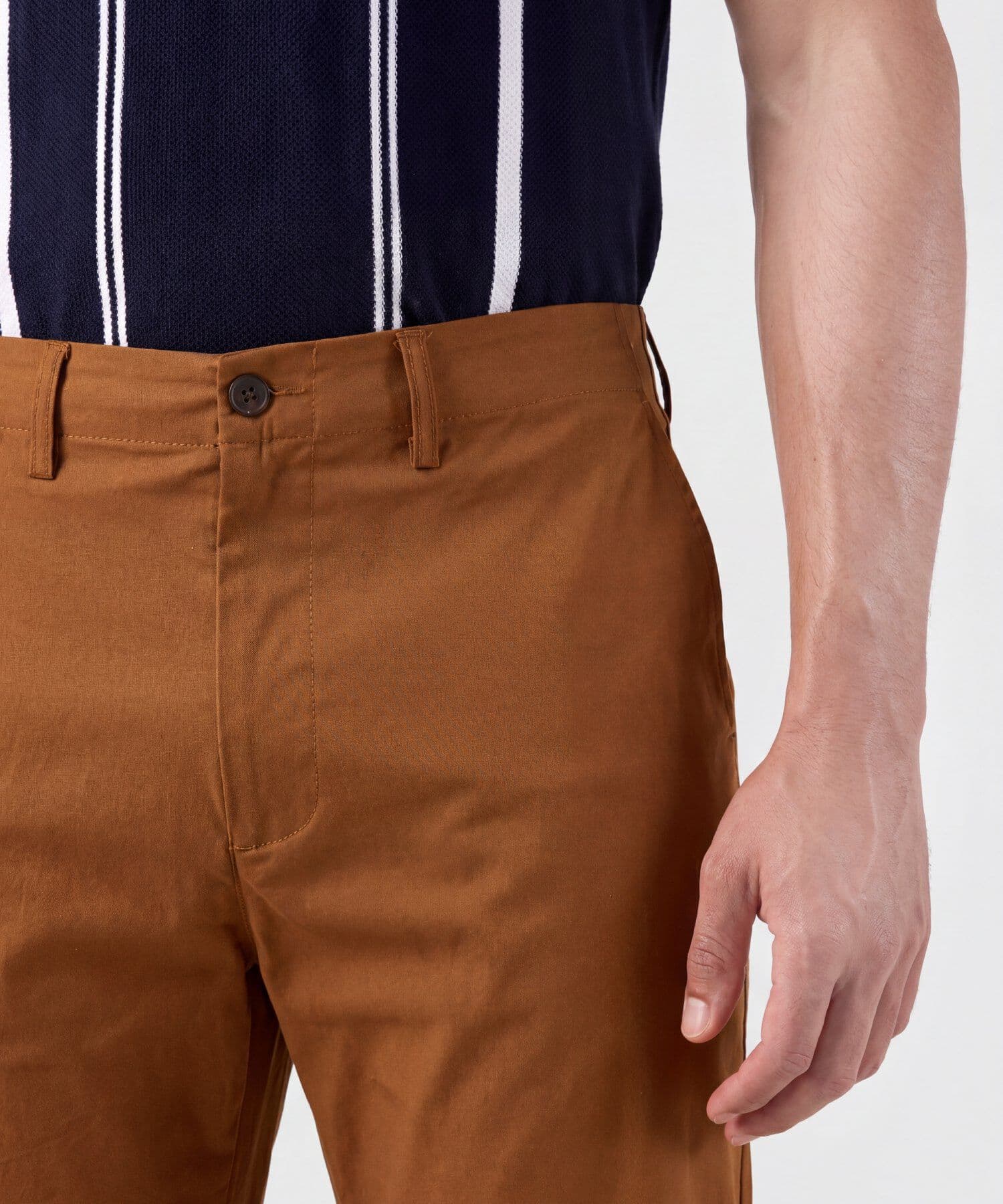 Pantalón Sabana Esencial café para hombre, vista 4