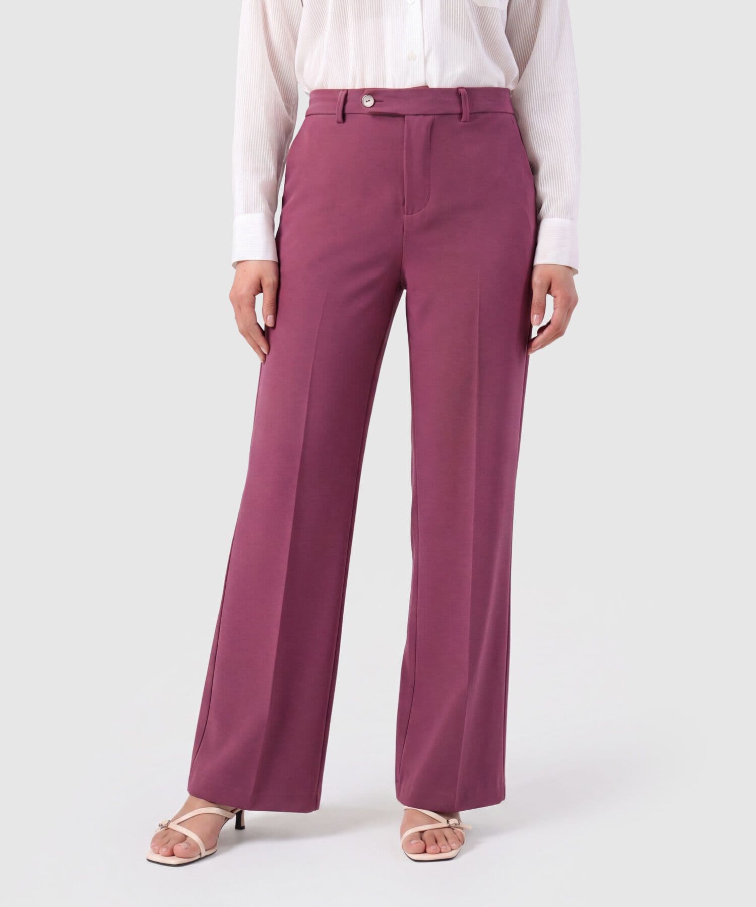 Pantalón Horizonte Minimalista blanco para mujer, vista principal