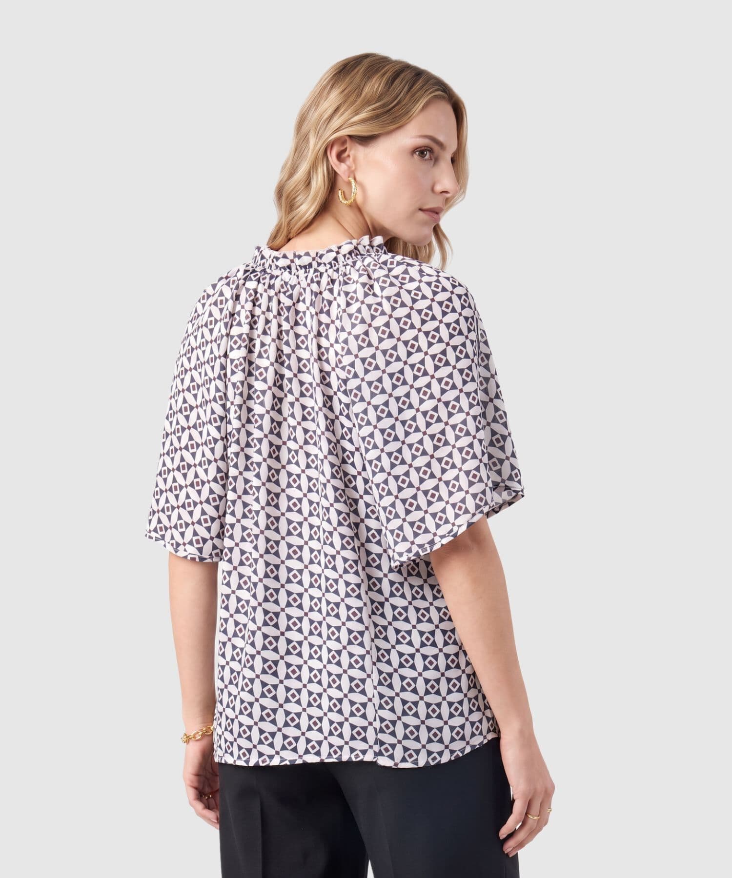 Blusa Azahar Ligero blanco para mujer, vista 4