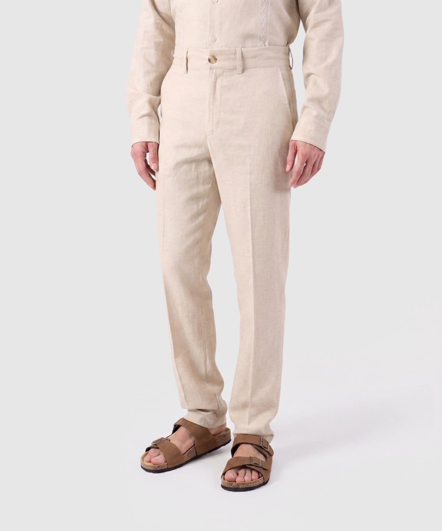 Pantalón Tierra Texturizado arena para hombre, vista principal