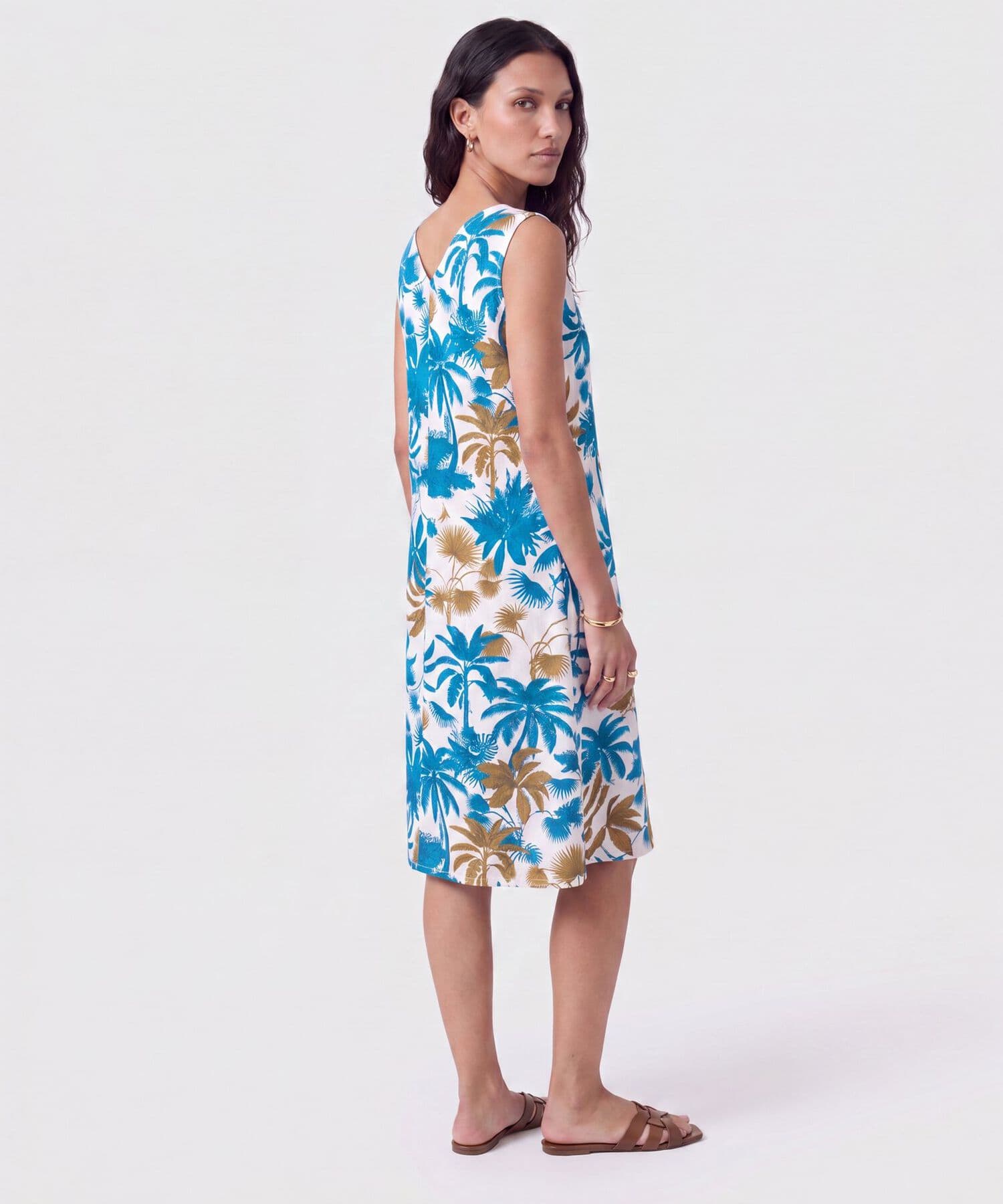 Vestido Guayacán Edición Índigo azul marino para mujer, vista 4
