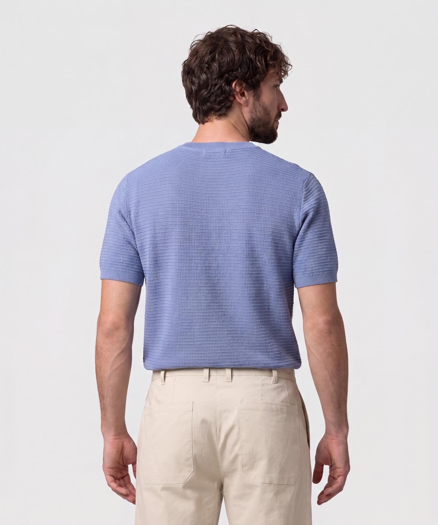 Camiseta Dalia Relajado azul marino para hombre, vista 4