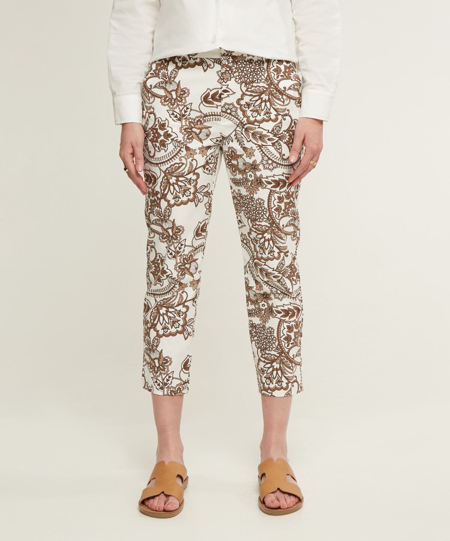 Pantalón Granada Edición Lino dorado para mujer, vista principal