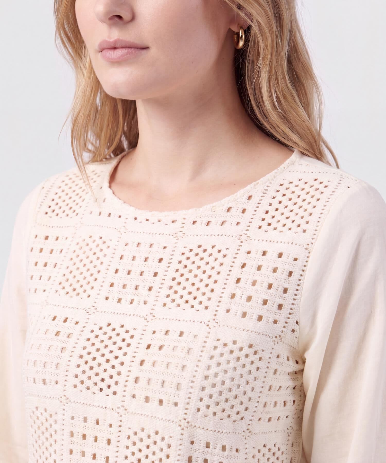 Blusa Candelaria Edición Índigo coral para mujer, vista 3