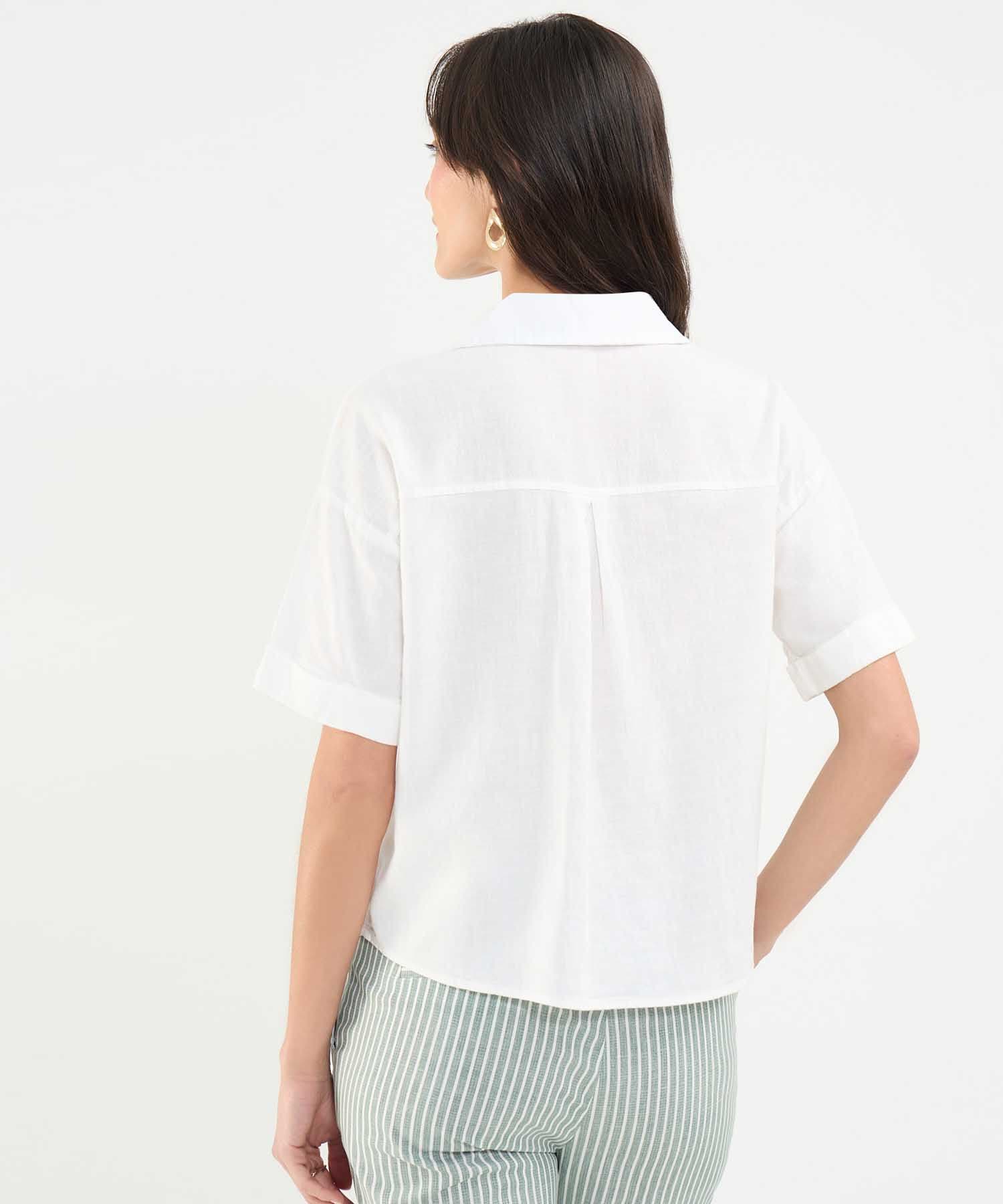 Camisa Cedro de Noche naranja para mujer, vista 4