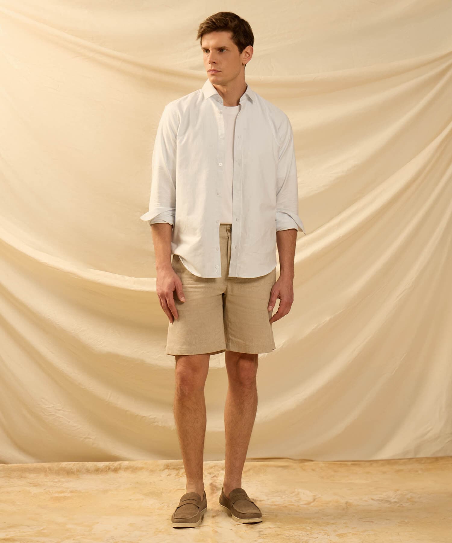 Camisa Dalia de Noche azul marino para hombre, vista 2