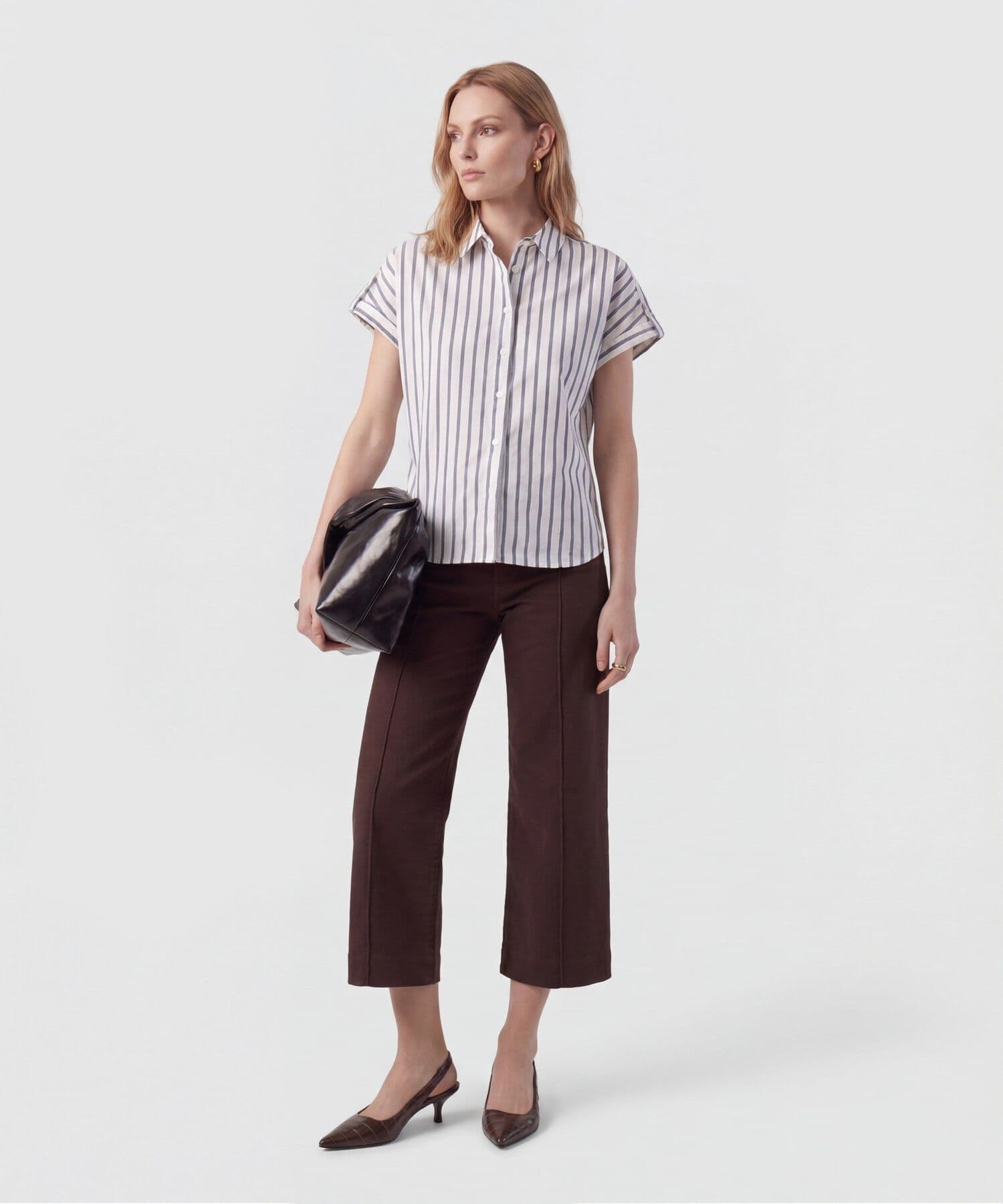 Camisa Selva de Viaje azul marino para mujer, vista 2