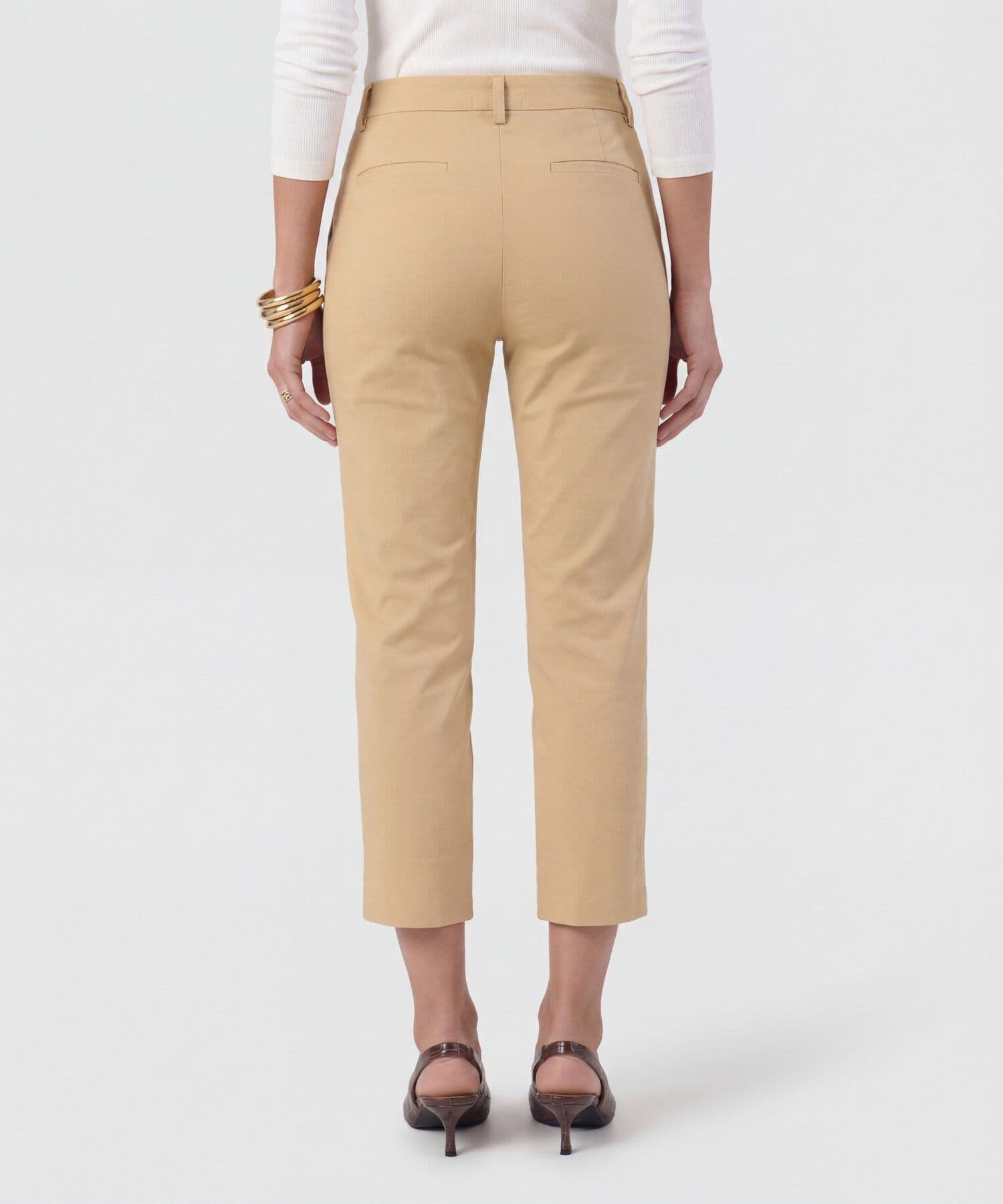 Pantalón Isadora Relajado café para mujer, vista 4
