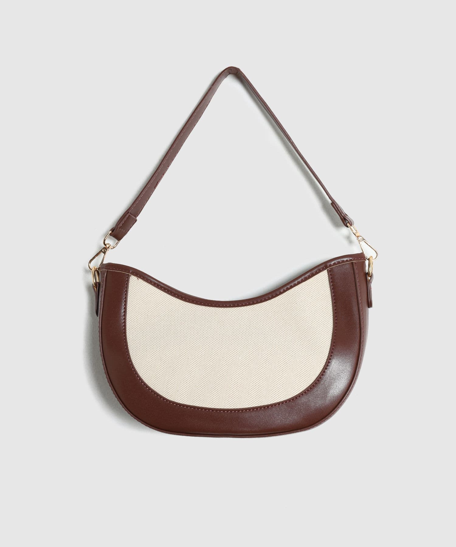 Bolso Palma Edición Lino café para mujer, vista 3