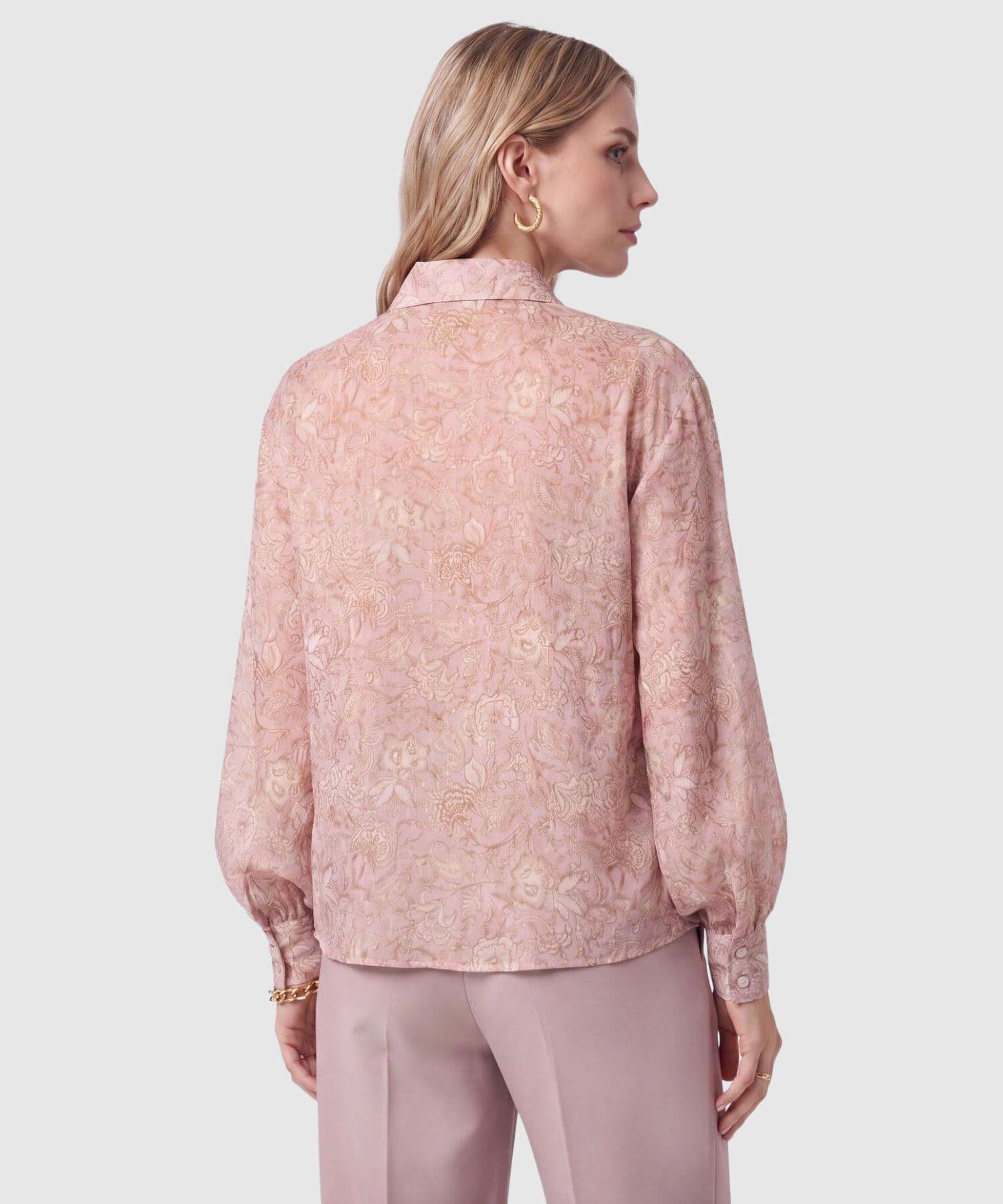 Camisa Granada de Ciudad rosa empolvado para mujer, vista 4