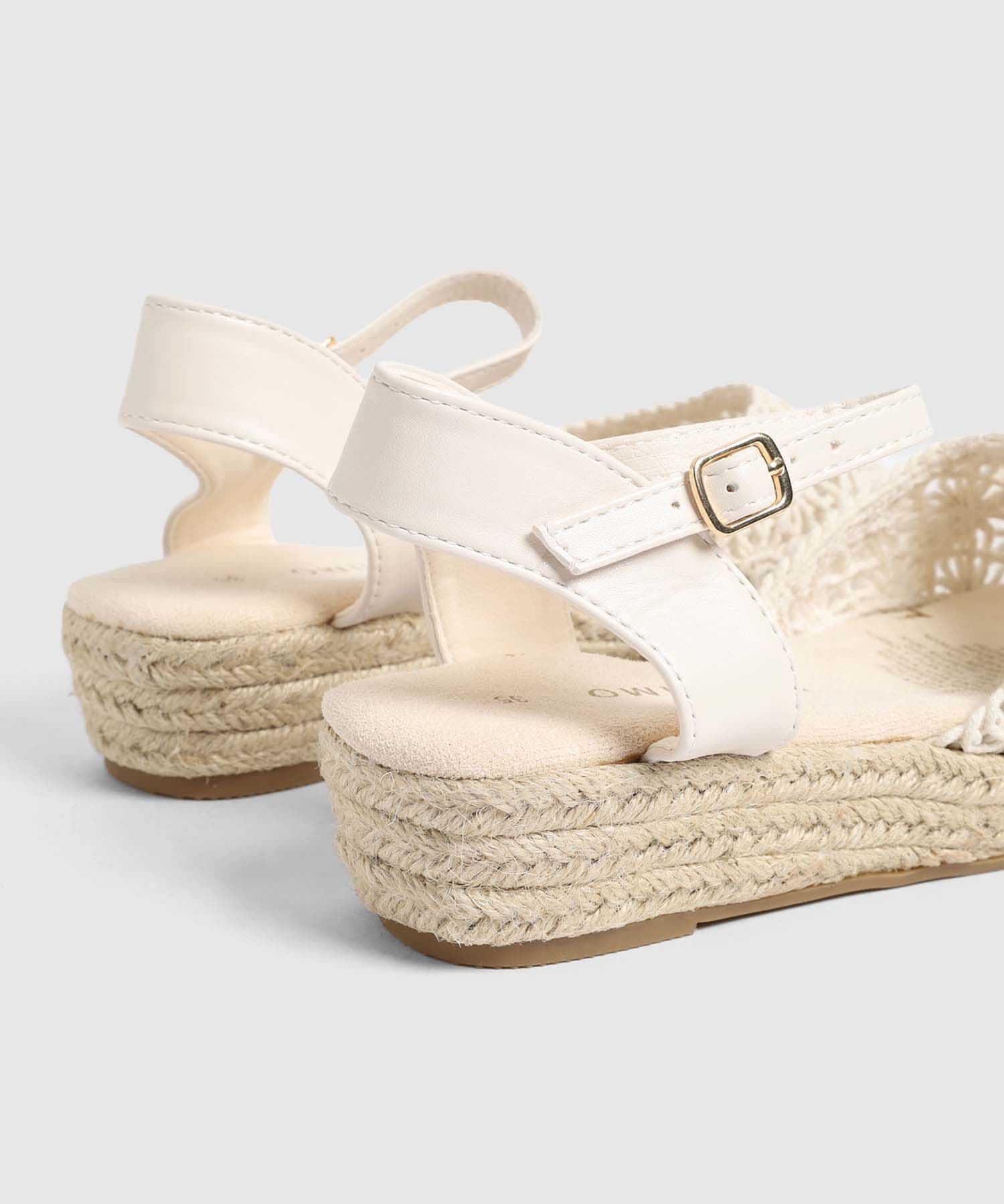 Zapatos Sabana Relajado blanco para mujer, vista 4