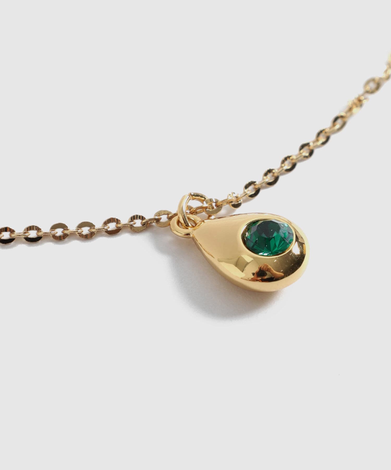Collar Granada Fluido dorado para mujer, vista 3