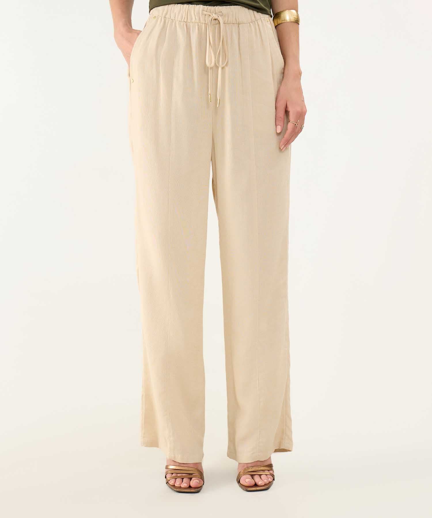 Pantalón Salina Edición Lino arena para mujer, vista principal
