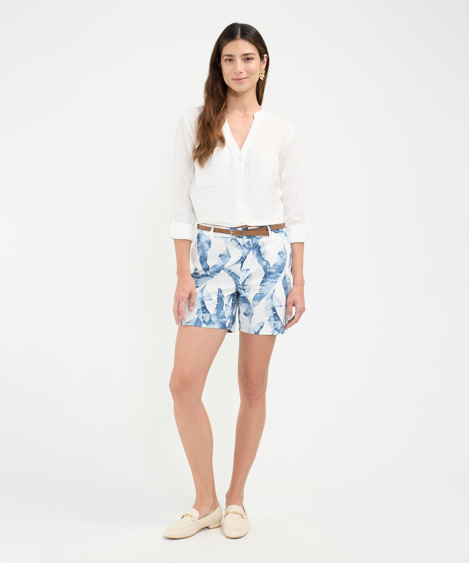Blusa Sabana Contemporáneo blanco para mujer, vista 2