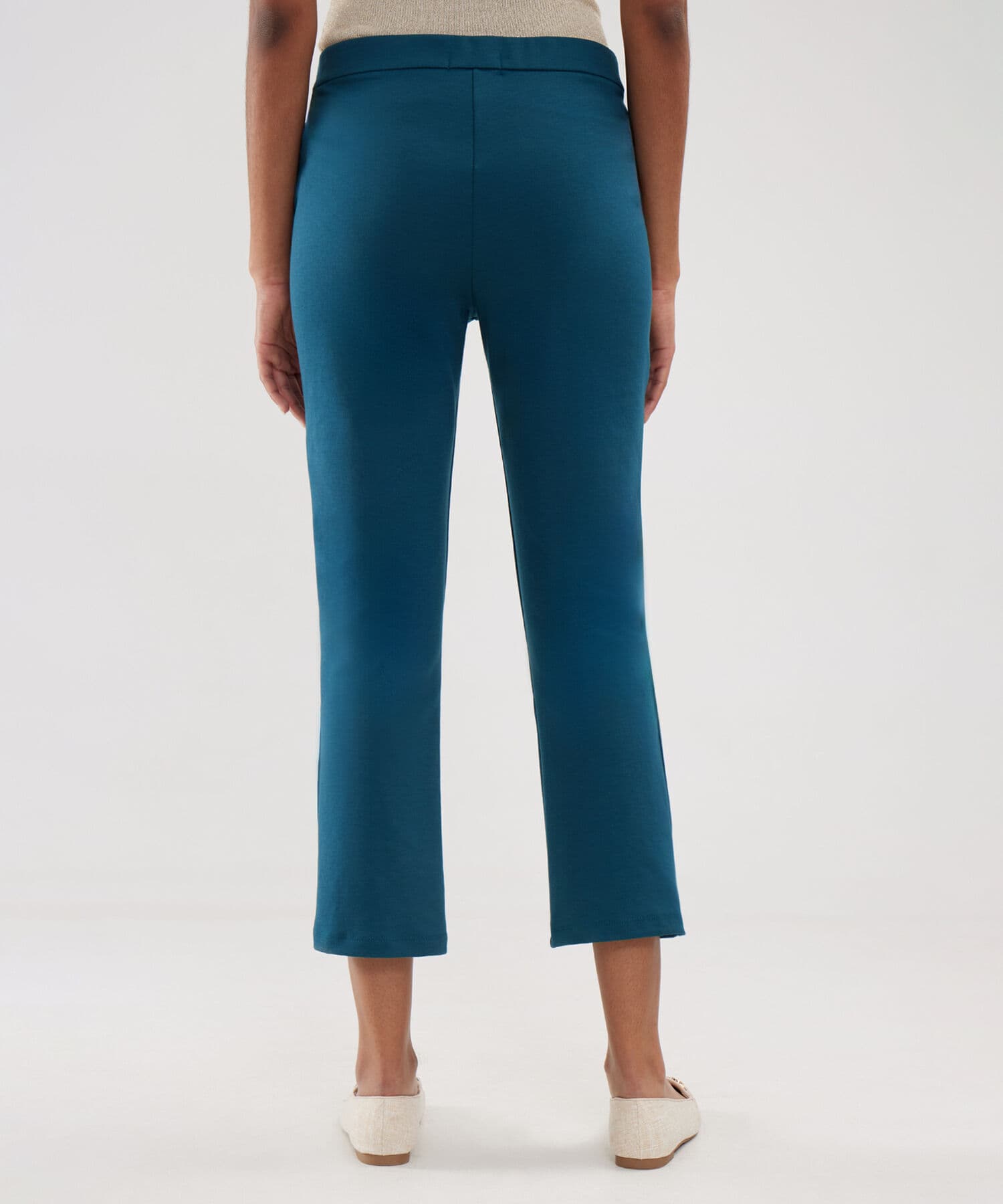 Camiseta Cauce Relajado verde oliva para mujer, vista 4