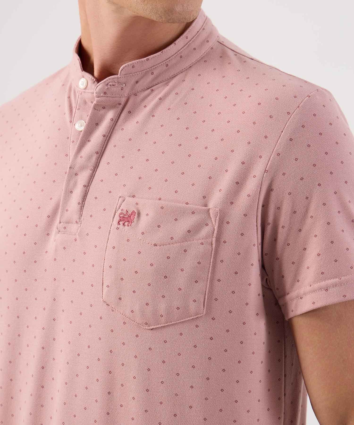 Polo Calima Contemporáneo rosa empolvado para hombre, vista 3