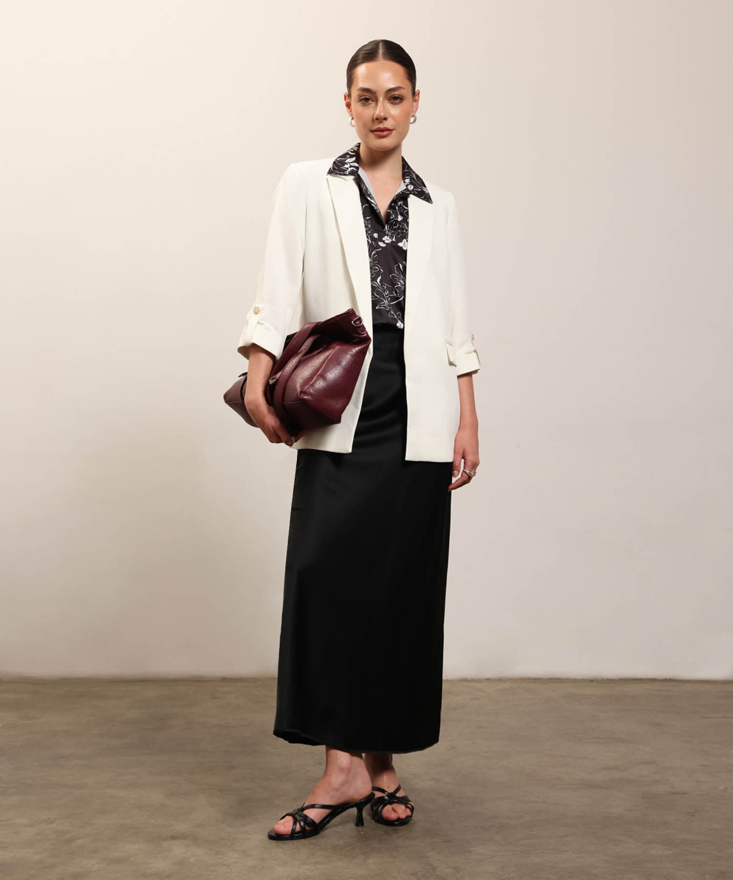 Falda Celeste Suave negro para mujer, vista 2