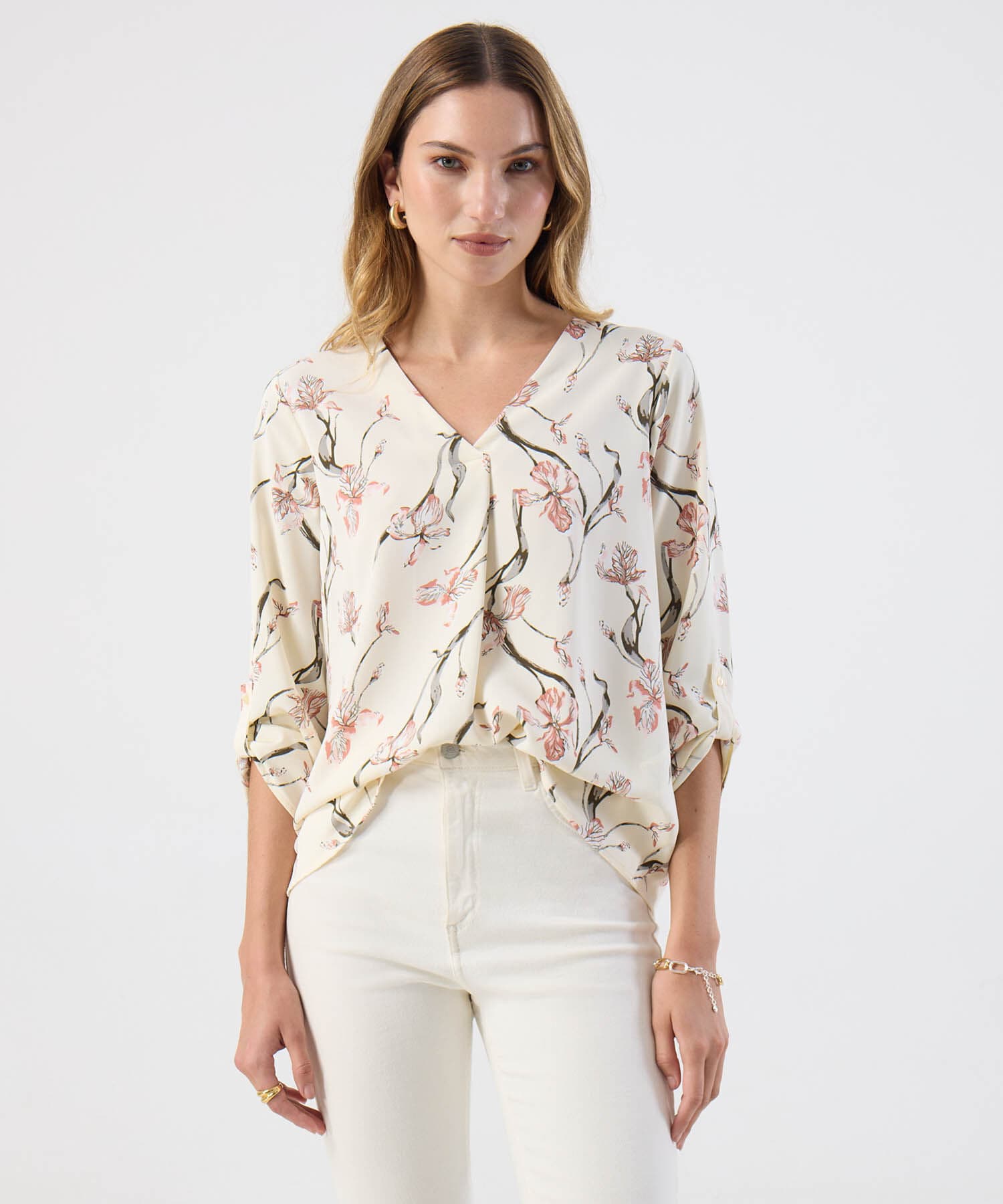 Blusa Cobalto Minimalista vinotinto para mujer, vista principal