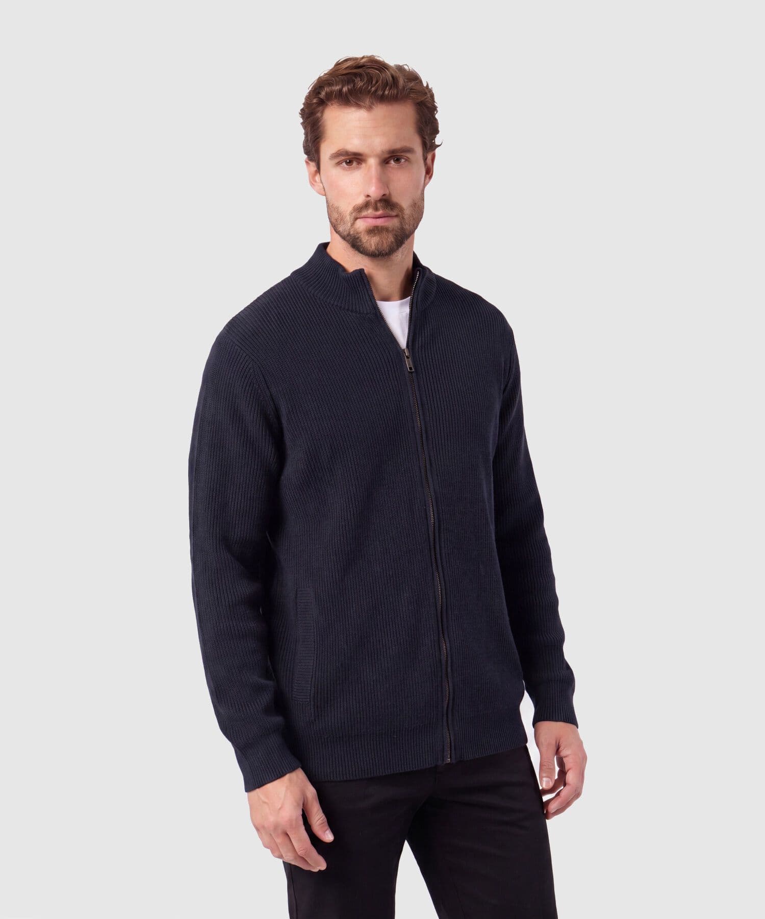 Buzo Coral Suave negro para hombre, vista principal