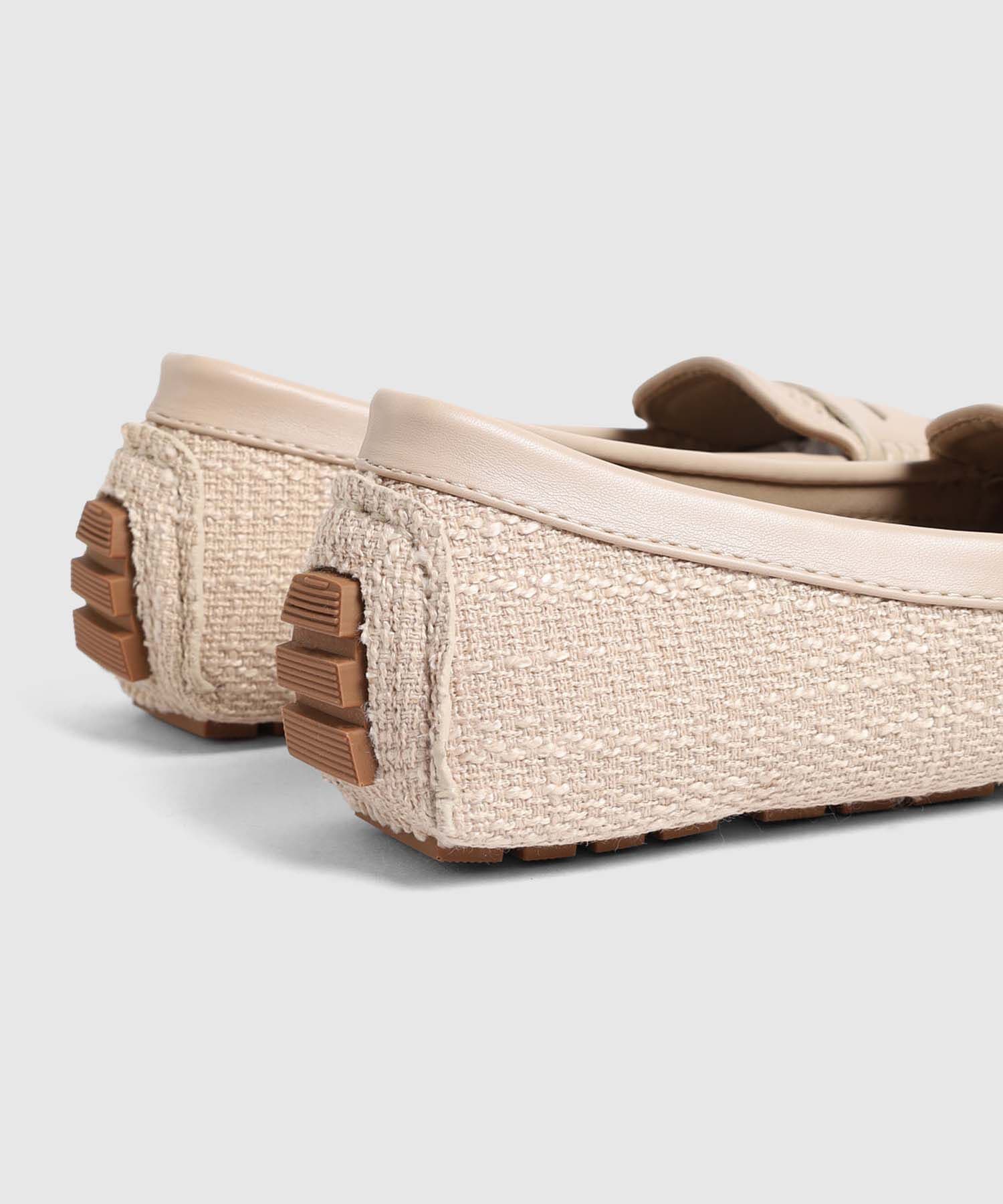 Mocasines Candelaria Edición Índigo café para mujer, vista 4
