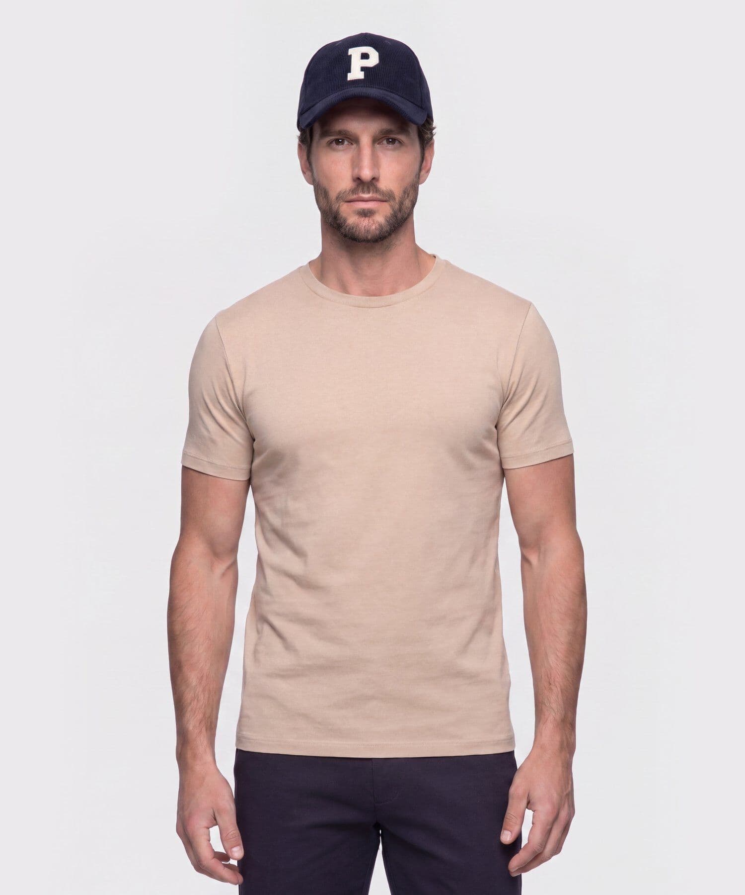 Camiseta Lumbre Ligero café para hombre, vista principal