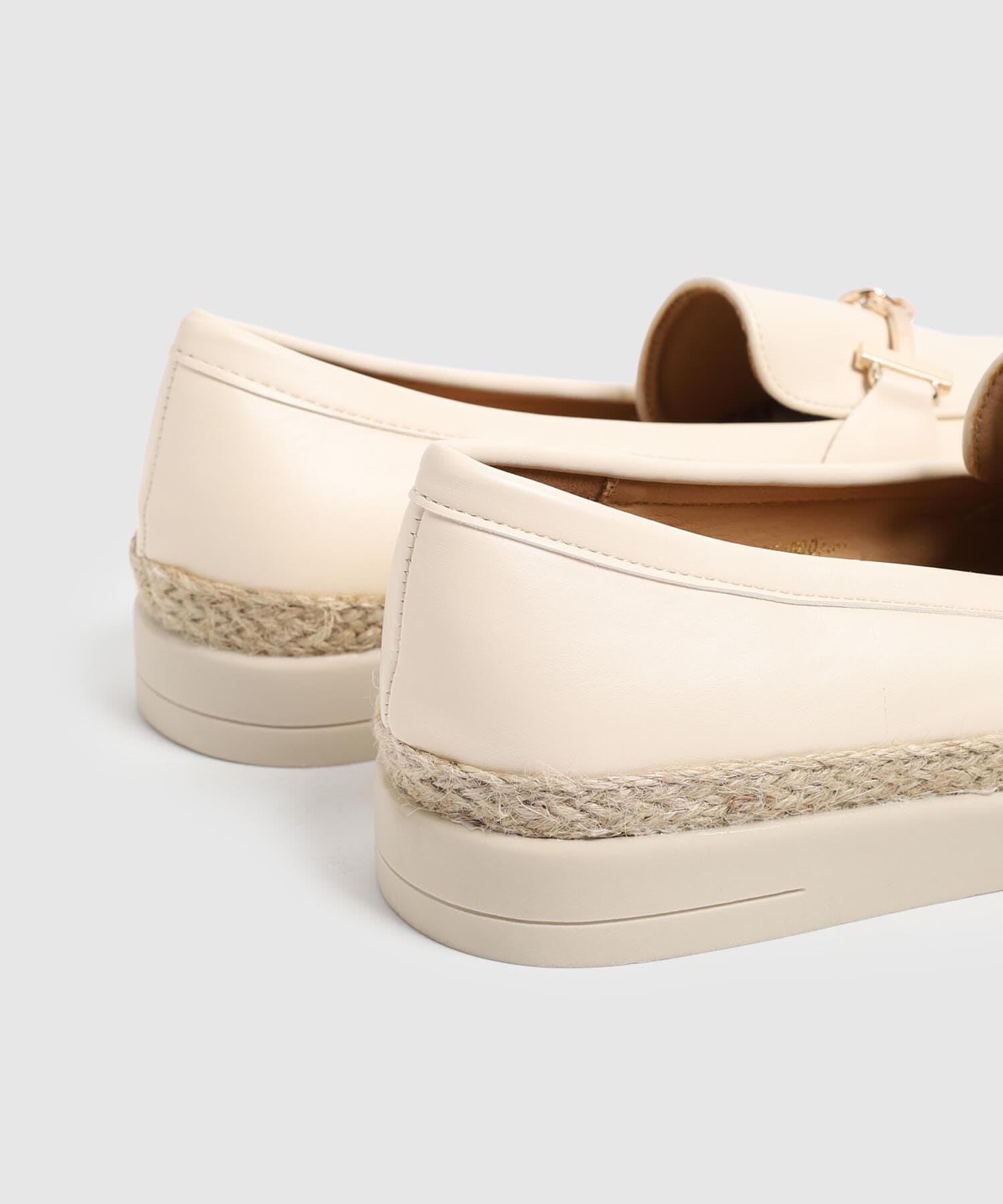Mocasines Solana Relajado arena para mujer, vista 4