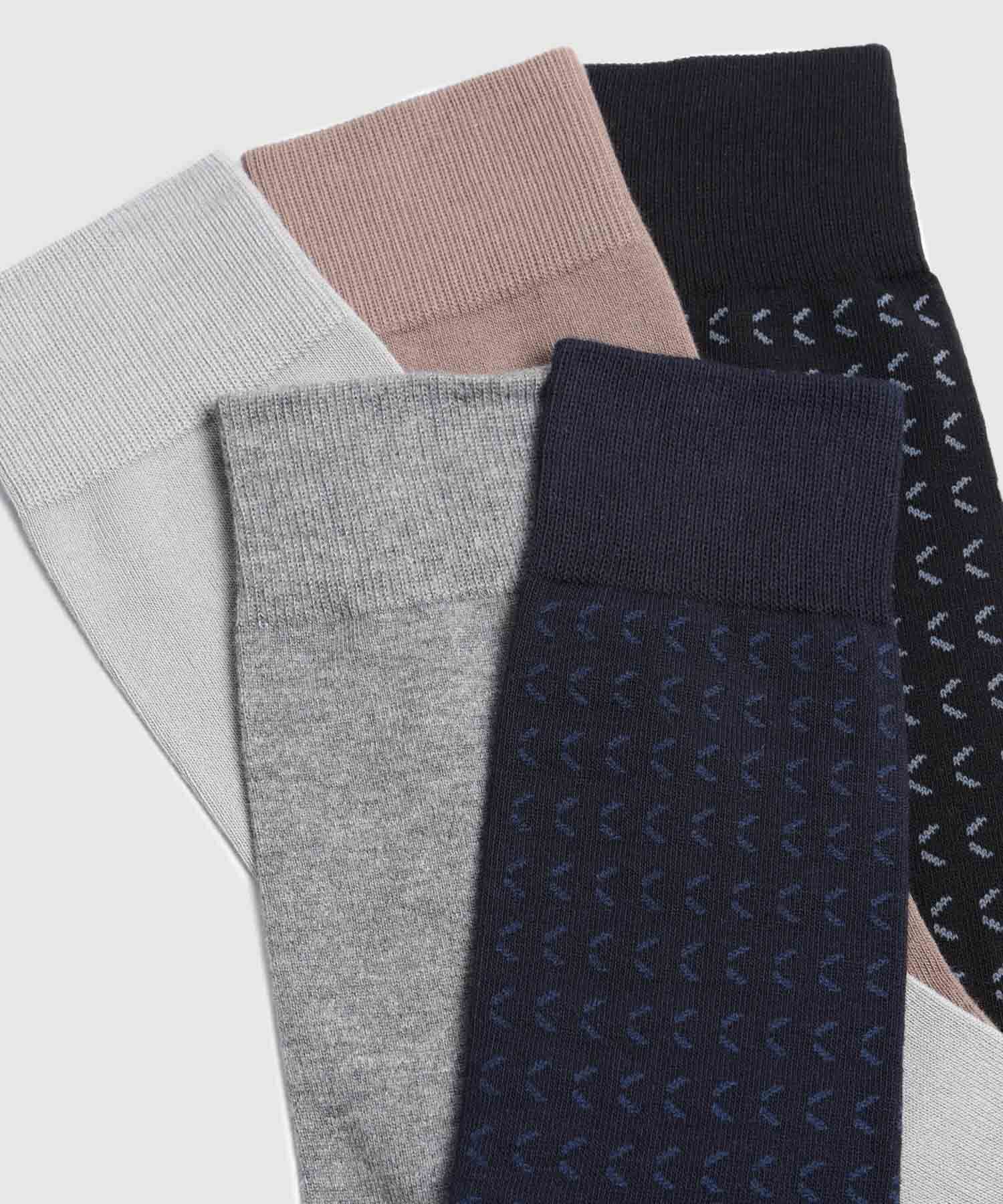 Medias Guayacán Relajado marfil para hombre, vista 2