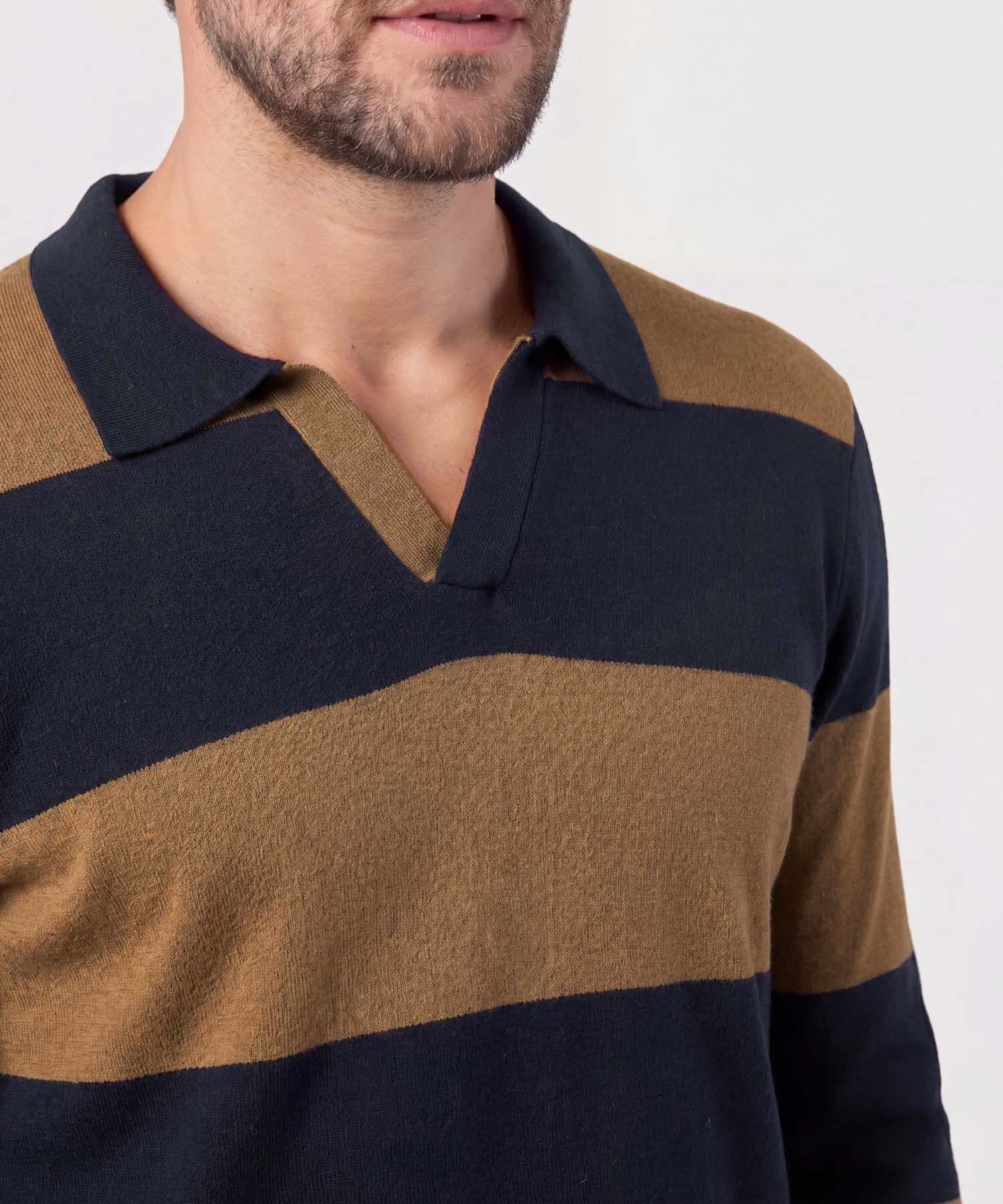Polo Dalia de Ciudad azul marino para hombre, vista 5