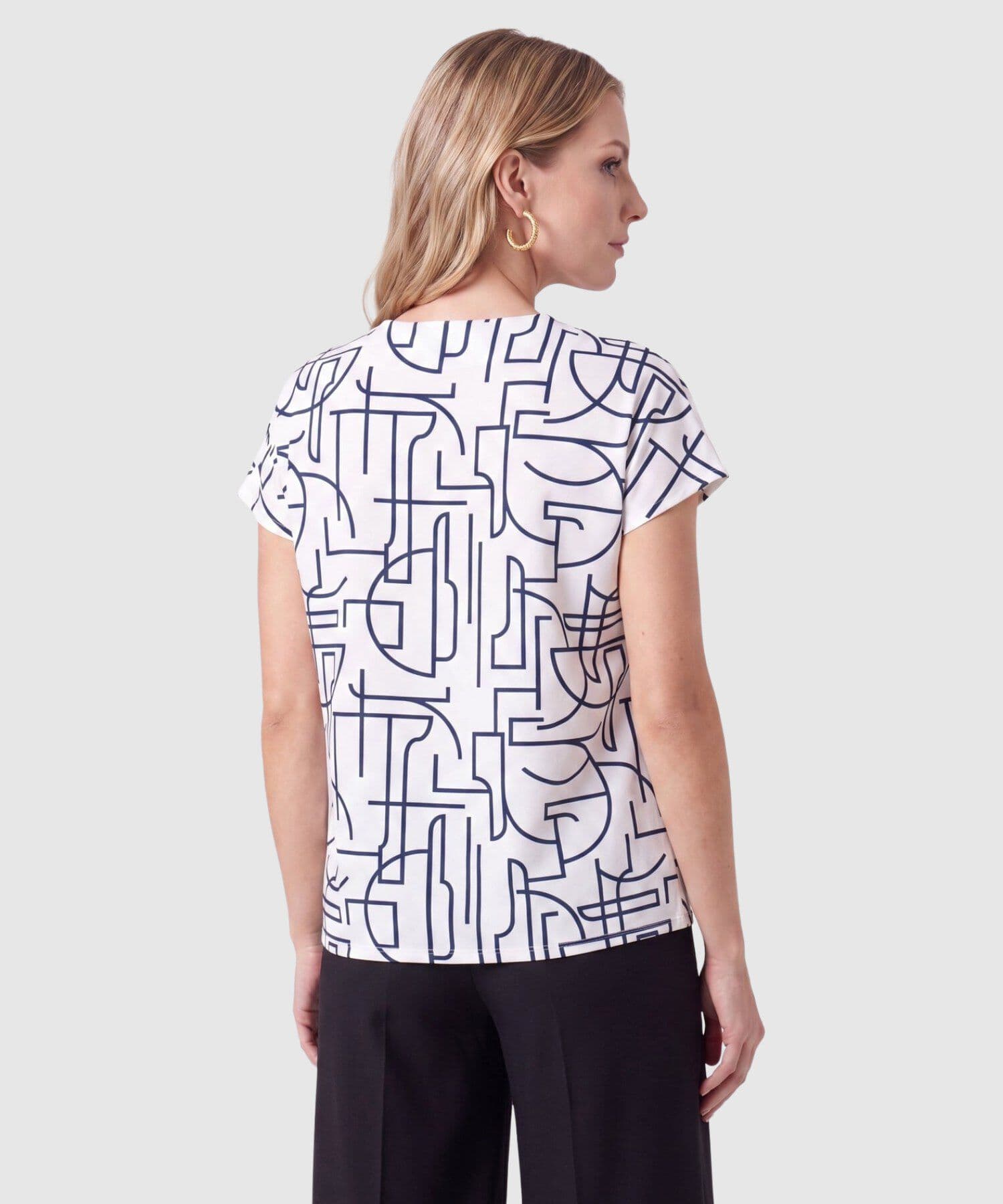 Camiseta Julieta de Noche blanco para mujer, vista 4