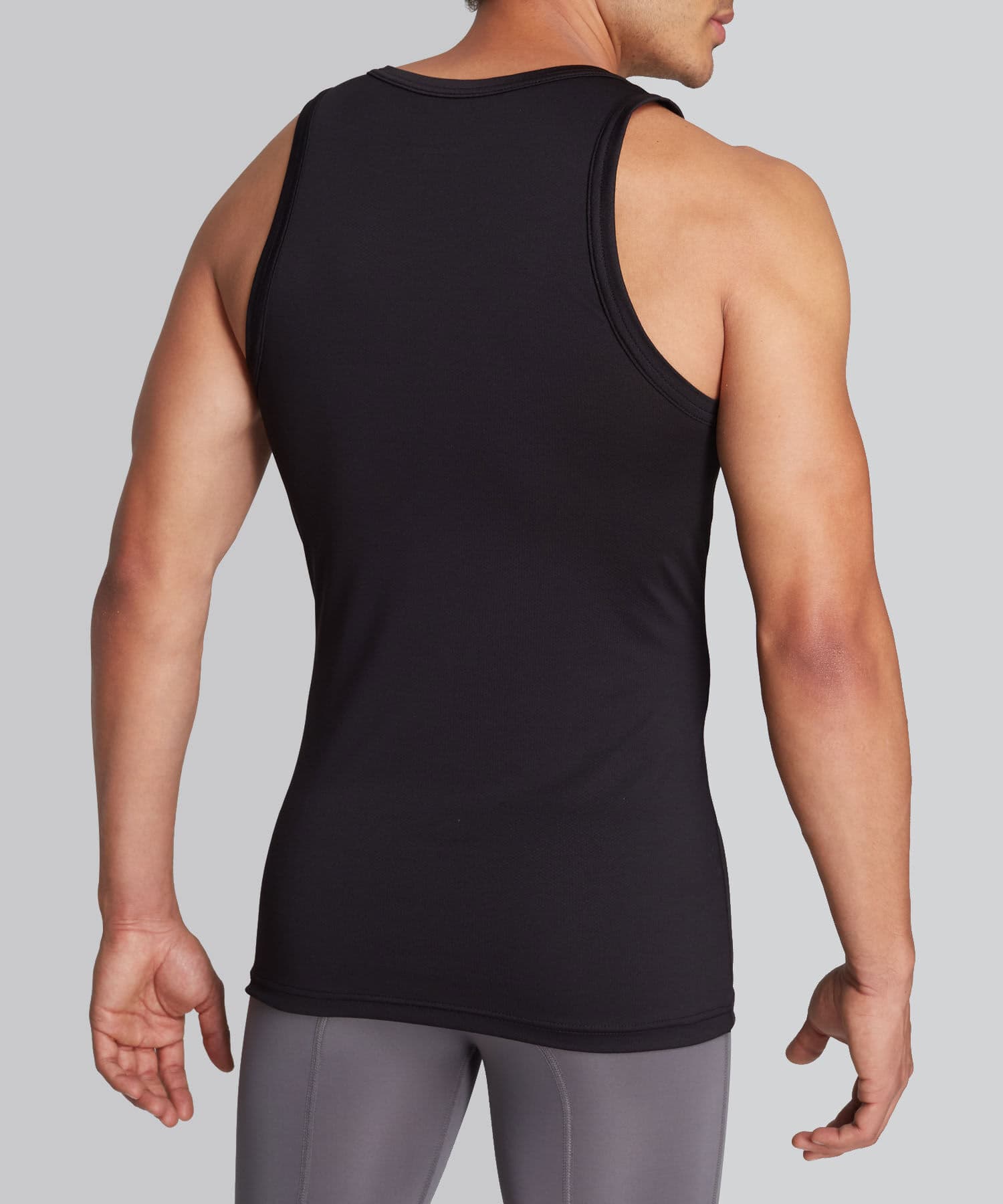 Camiseta Valentina Clásico negro para hombre, vista 2