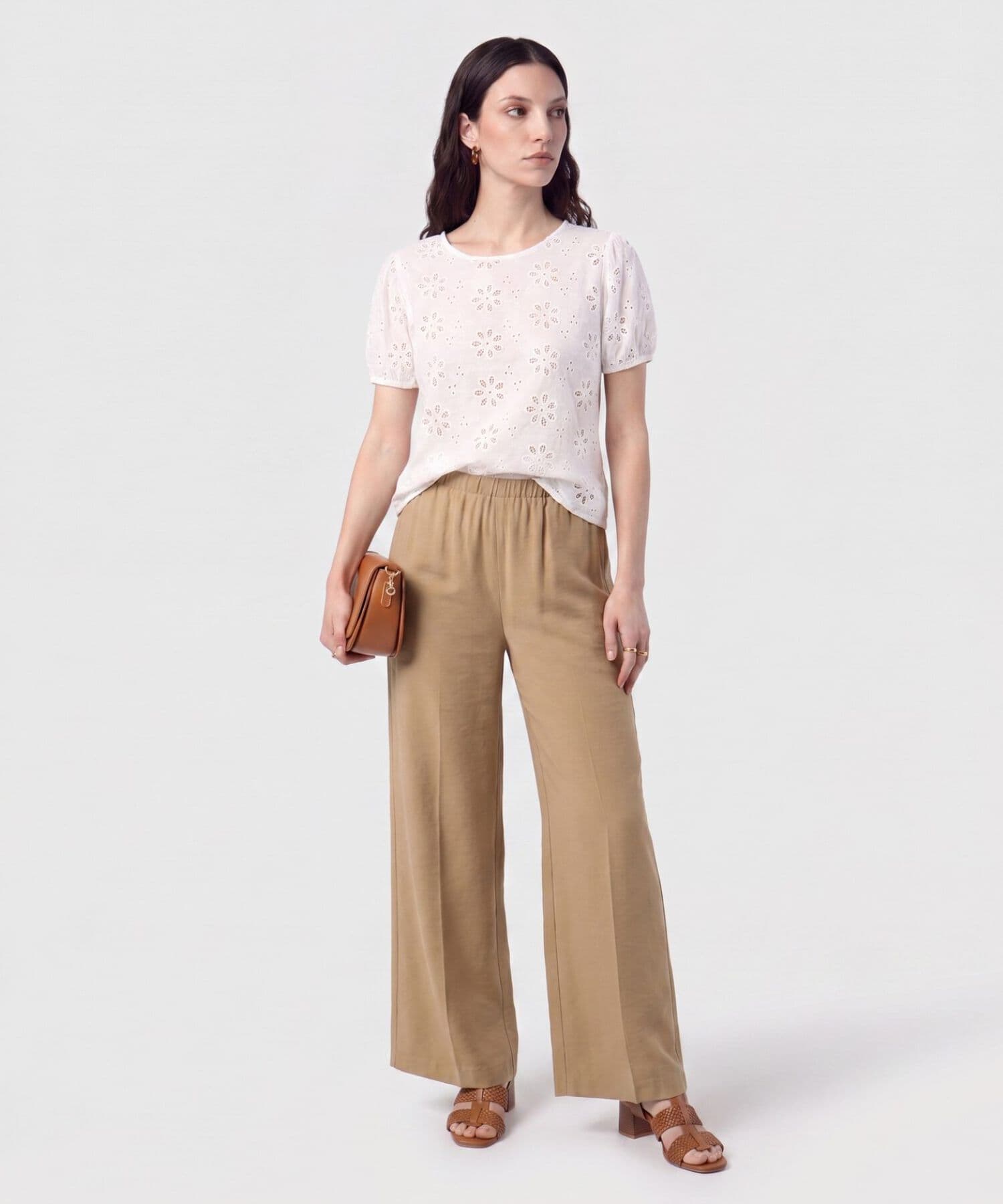 Blusa Siena de Viaje blanco para mujer, vista 2