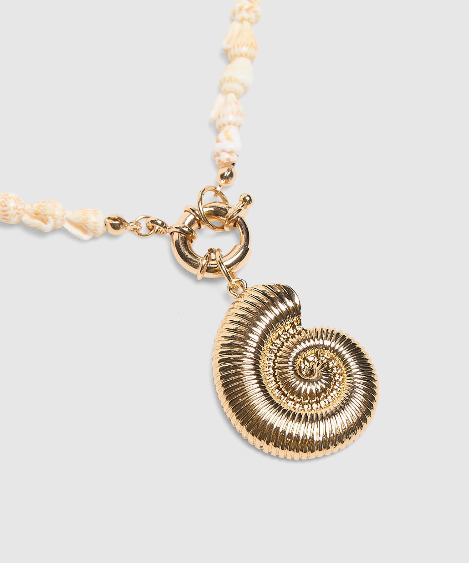 Collar Emilia Suave dorado para mujer, vista 2