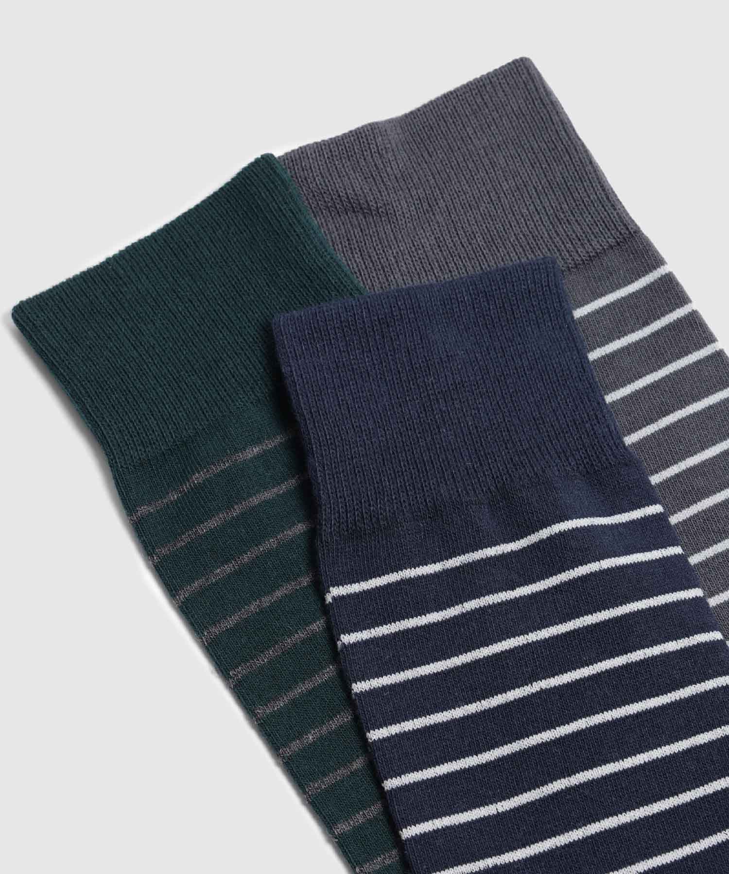 Medias Cobalto Urbano lila para hombre, vista 2