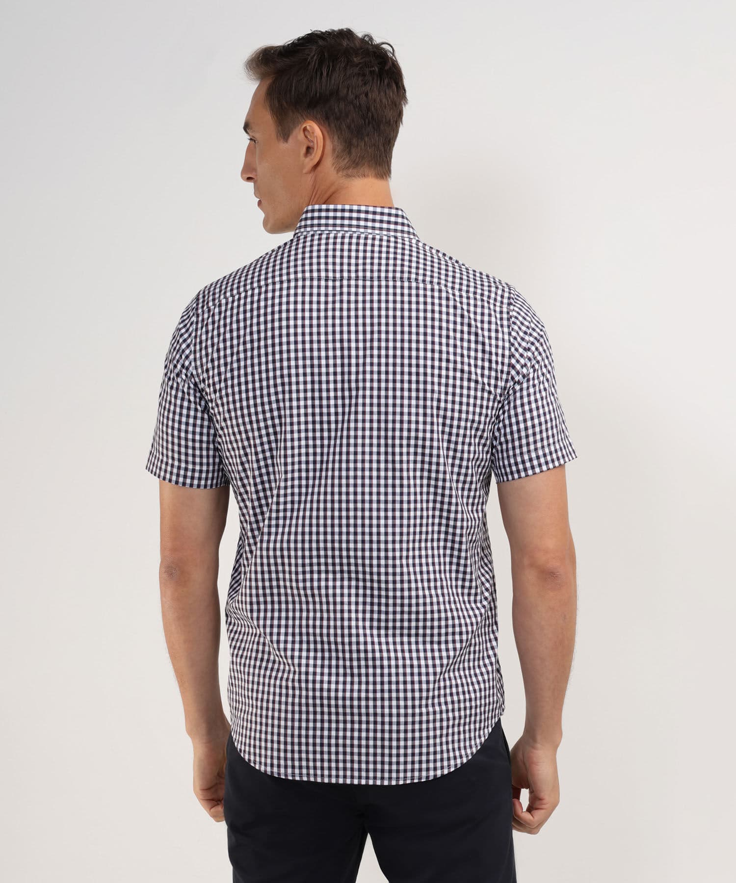 Camisa Celeste de Noche mostaza para hombre, vista 4