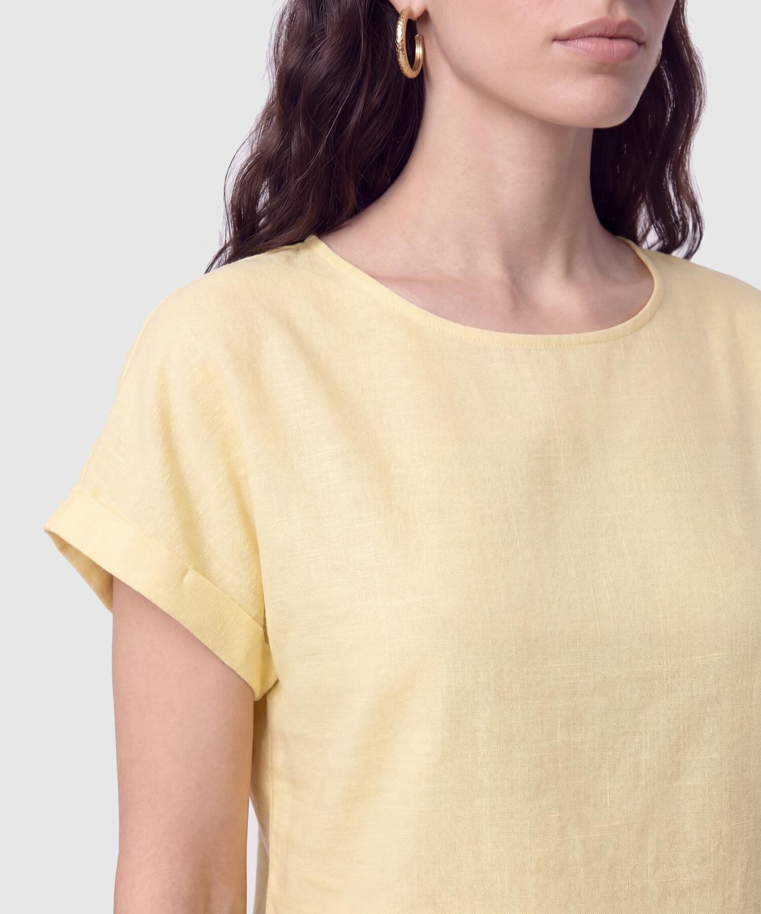 Blusa Amalia Urbano azul cielo para mujer, vista 3